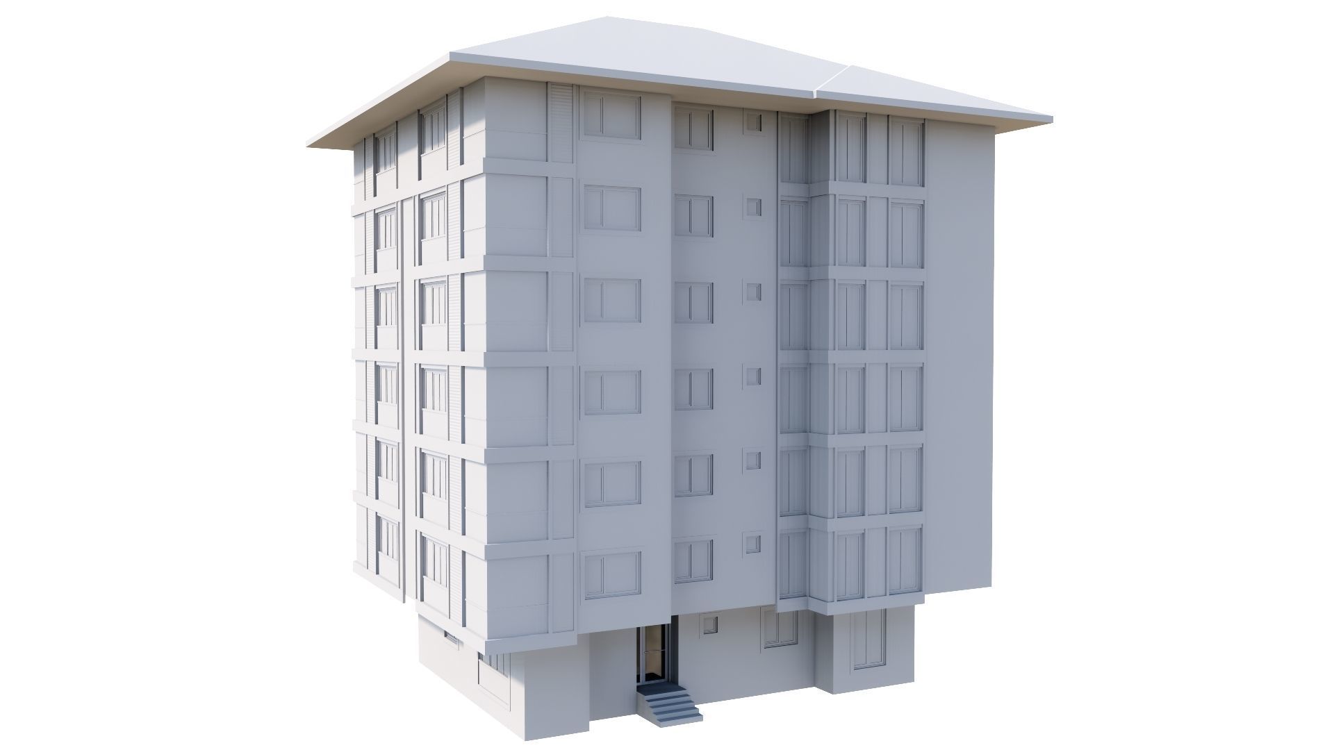 HOUSE 125 Low-poly 3D model_59