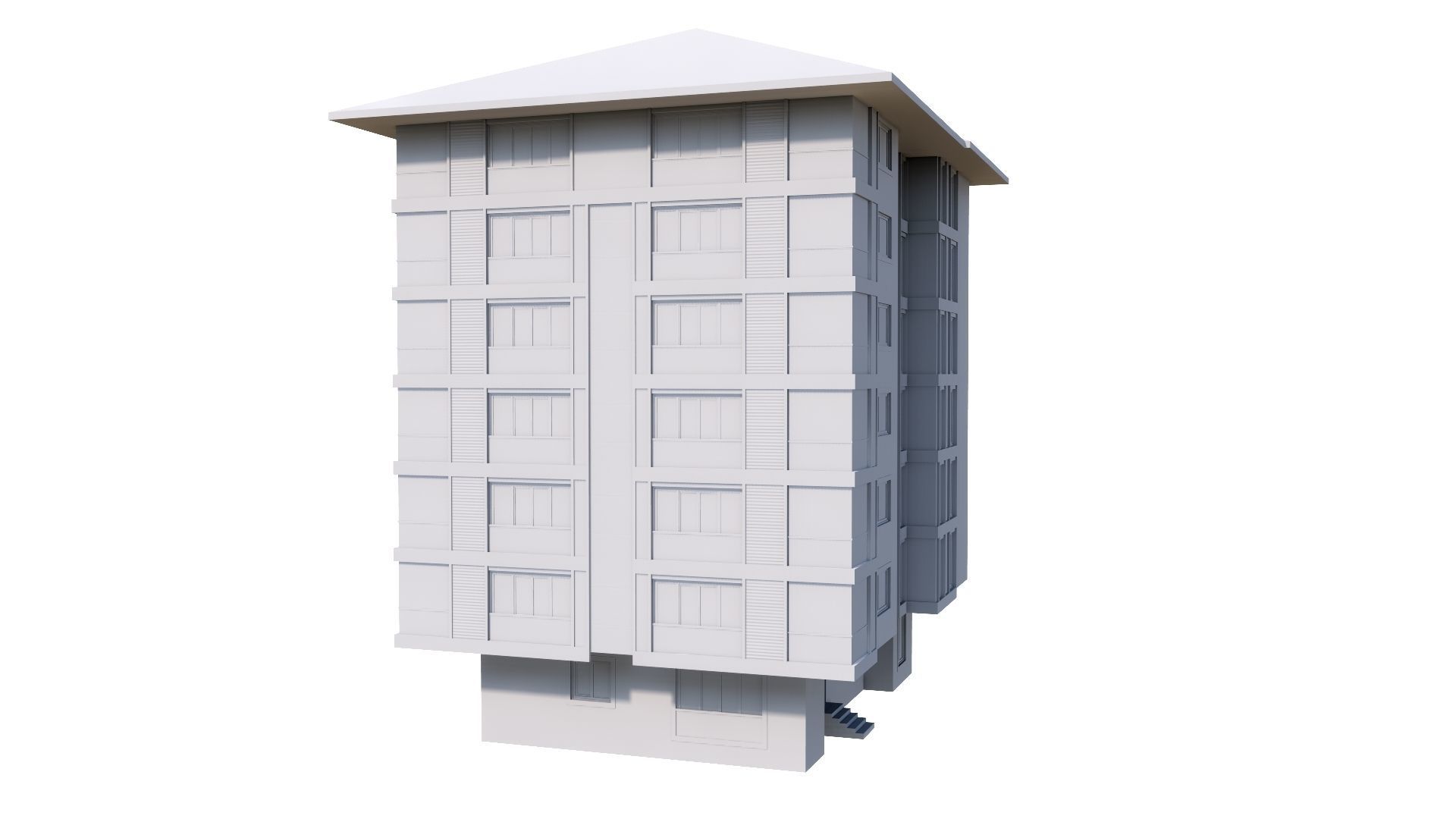 HOUSE 125 Low-poly 3D model_54