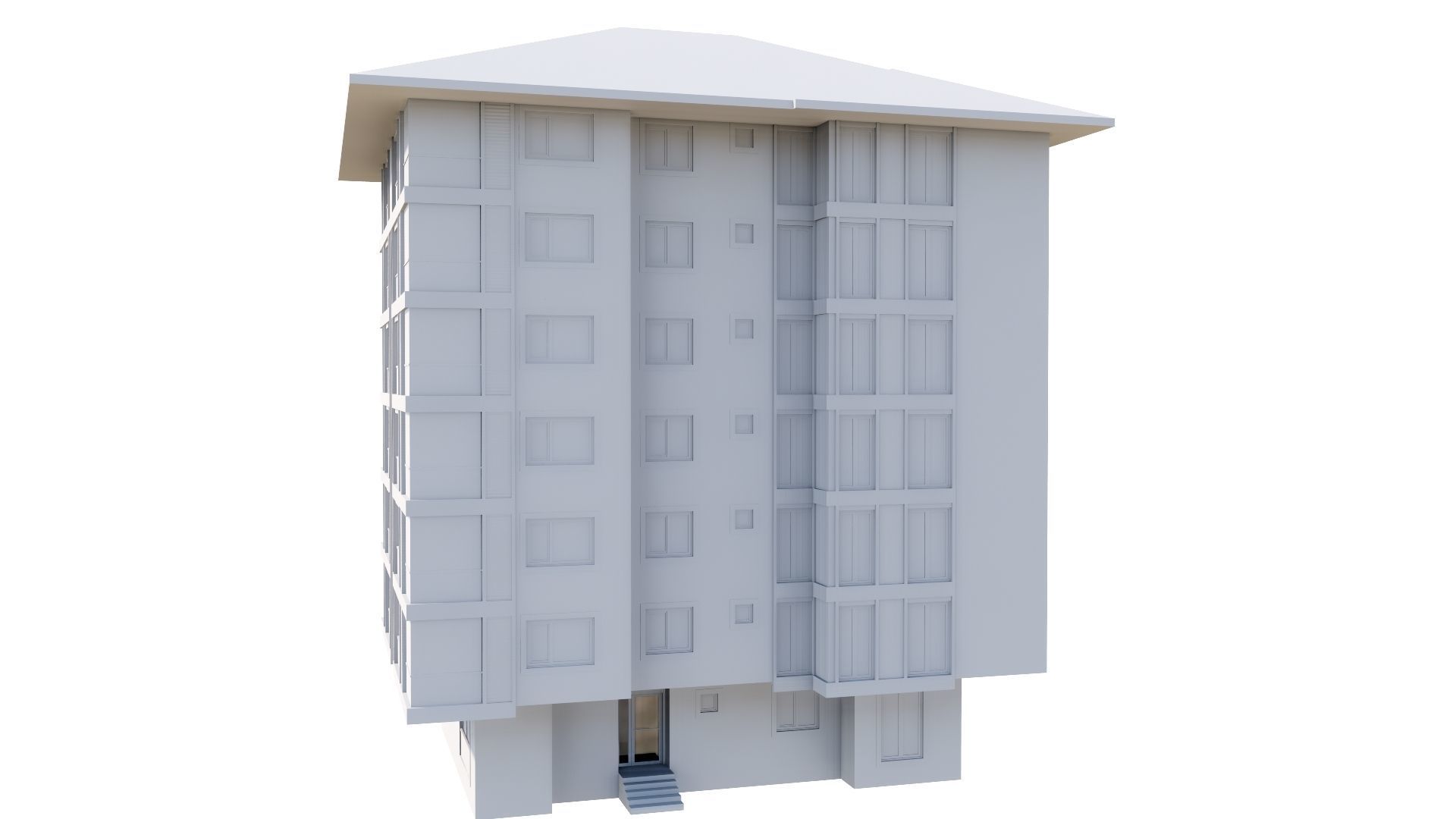 HOUSE 125 Low-poly 3D model_62