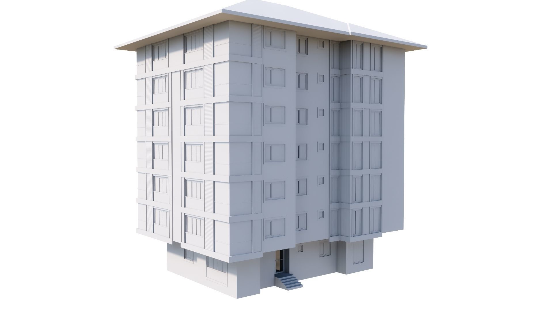 HOUSE 125 Low-poly 3D model_58