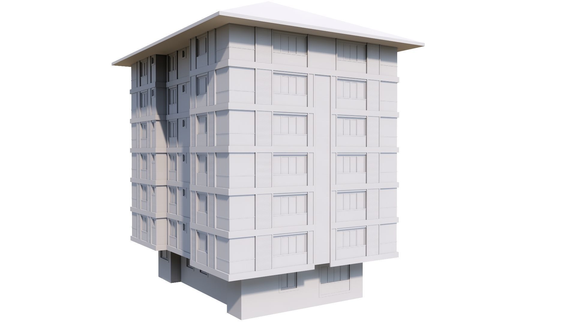 HOUSE 125 Low-poly 3D model_43