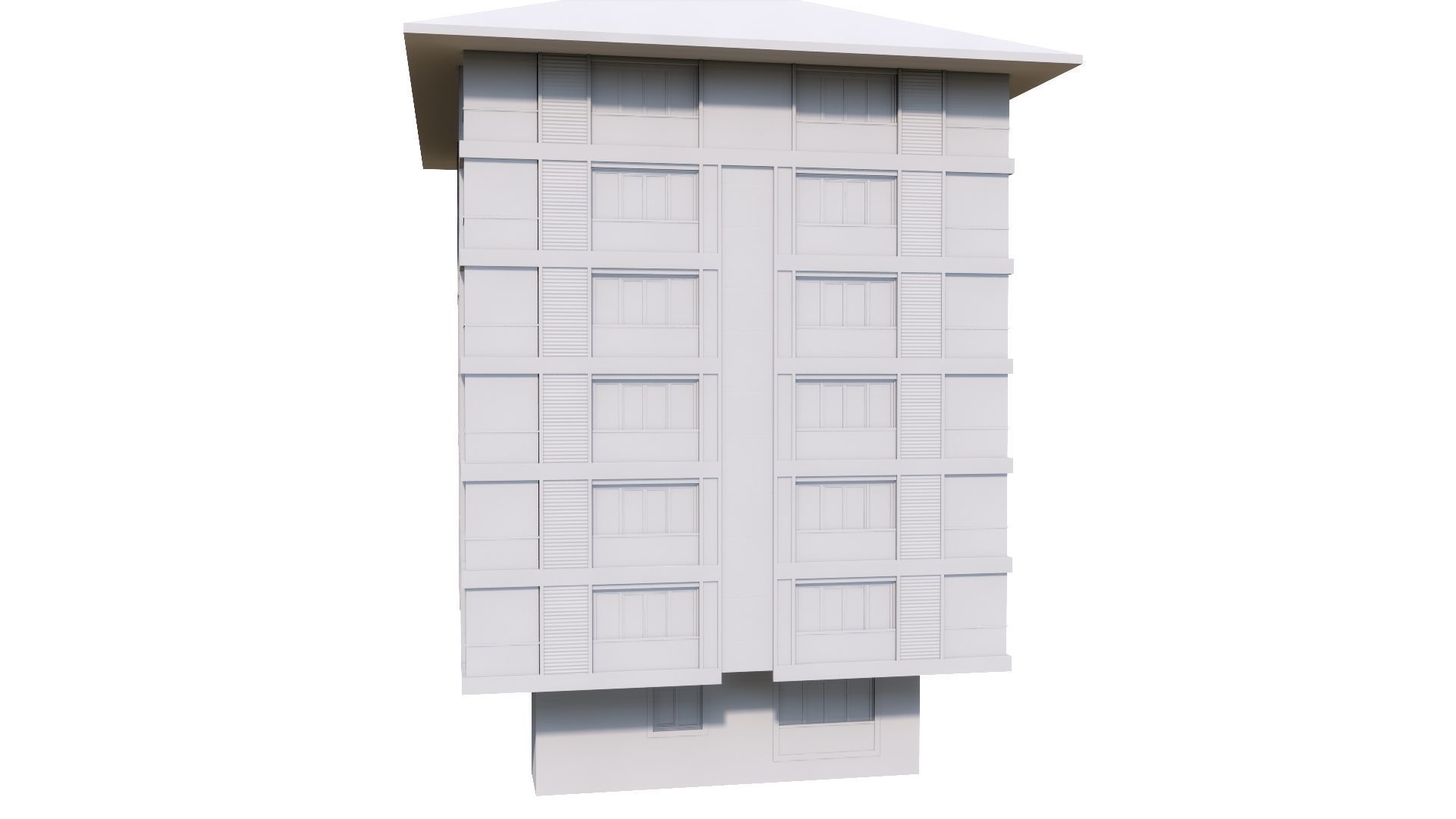 HOUSE 125 Low-poly 3D model_49