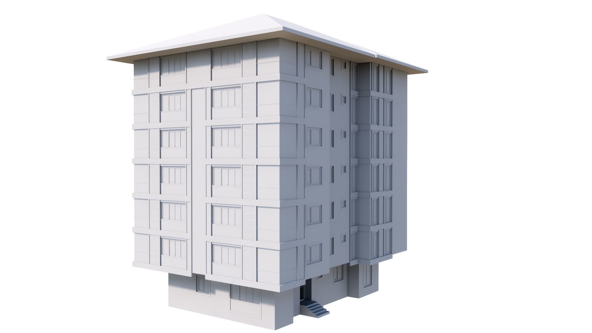 HOUSE 125 Low-poly 3D model_56