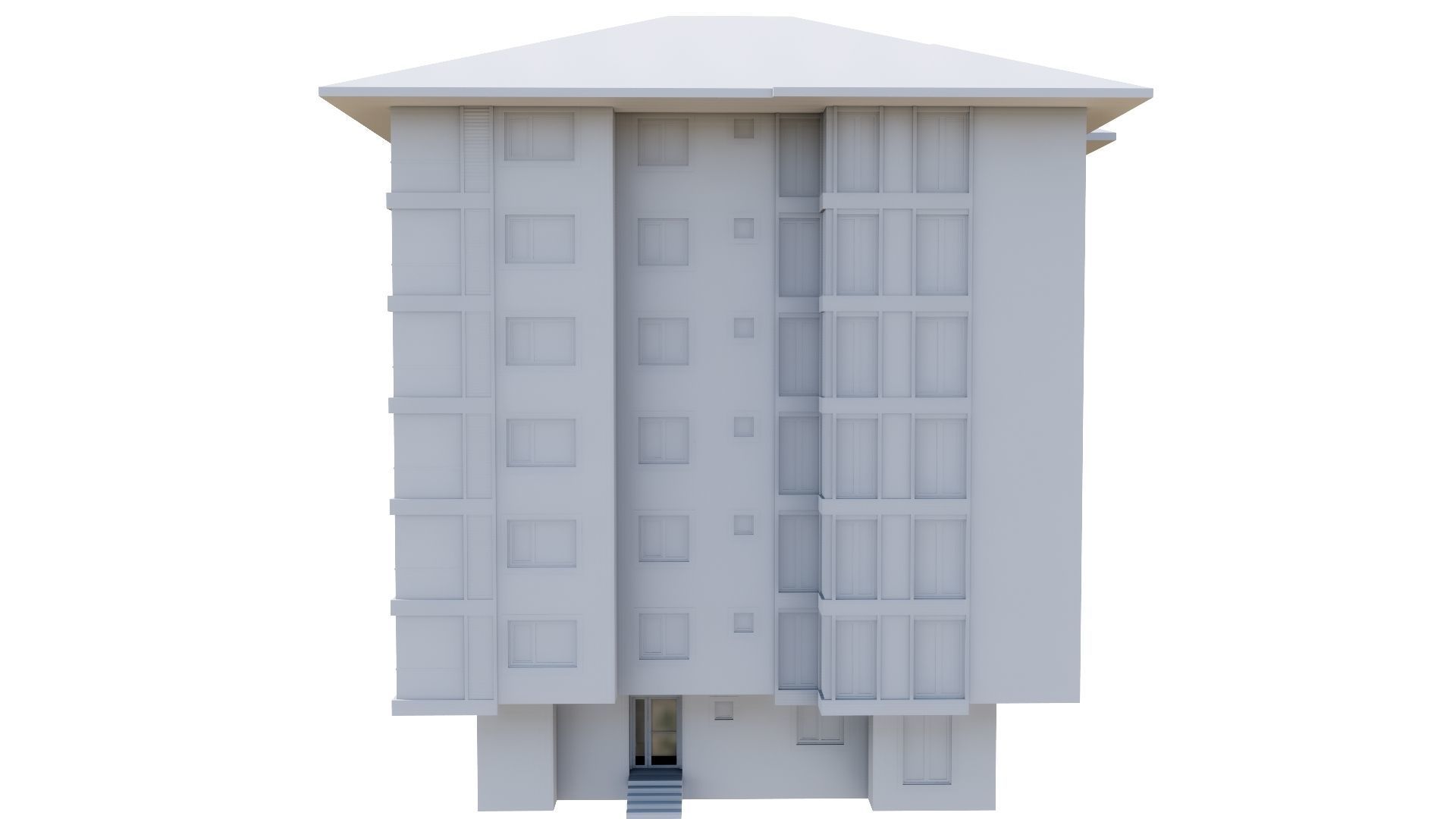 HOUSE 125 Low-poly 3D model_46