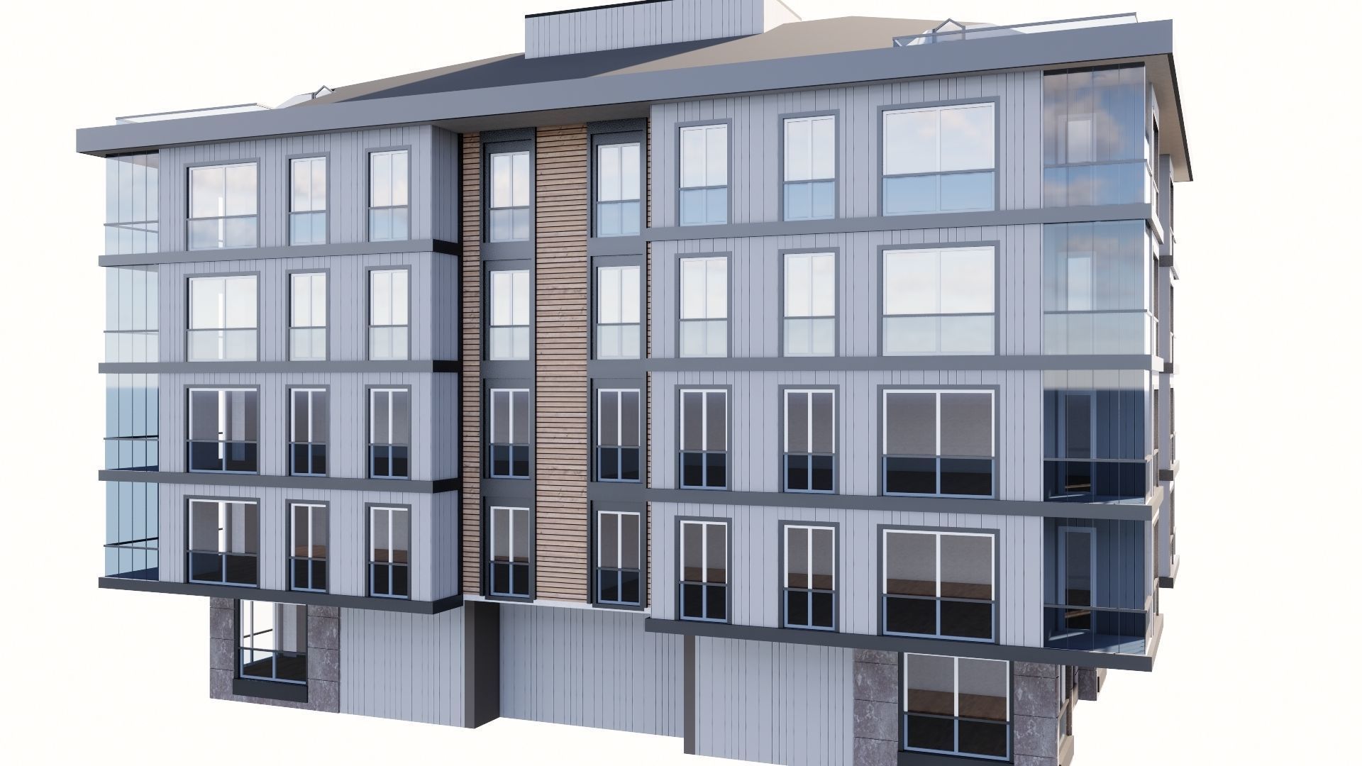 HOUSE 128 Low-poly 3D model_27