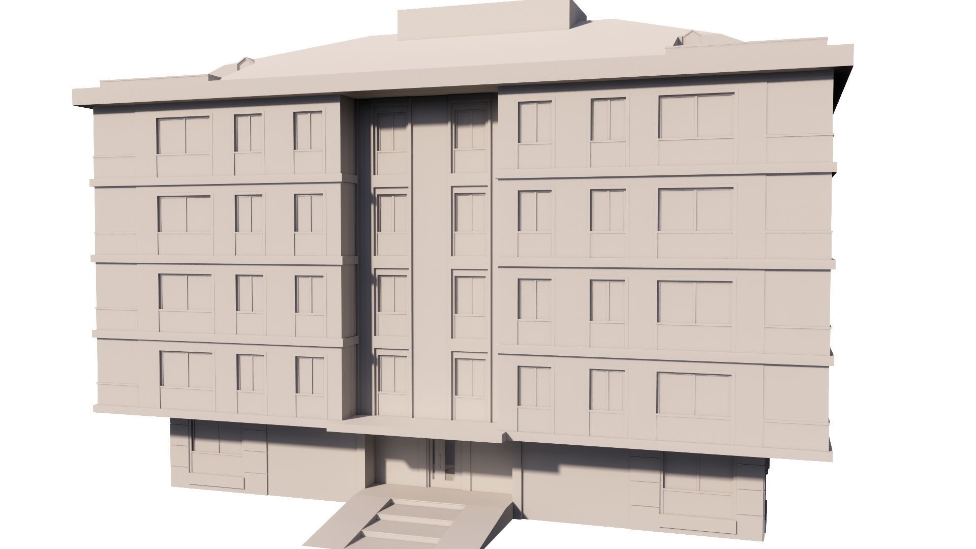 HOUSE 128 Low-poly 3D model_58