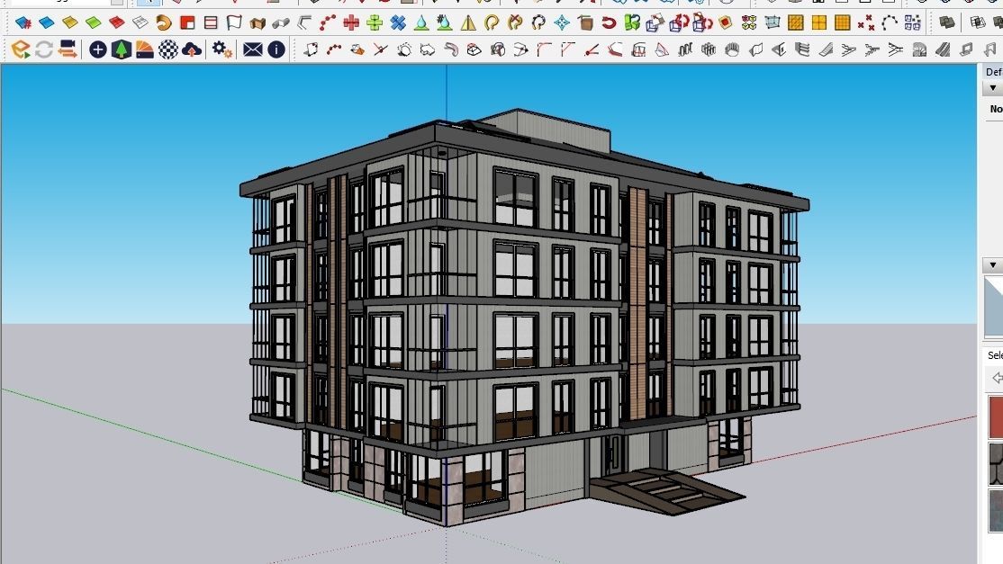 HOUSE 128 Low-poly 3D model_1