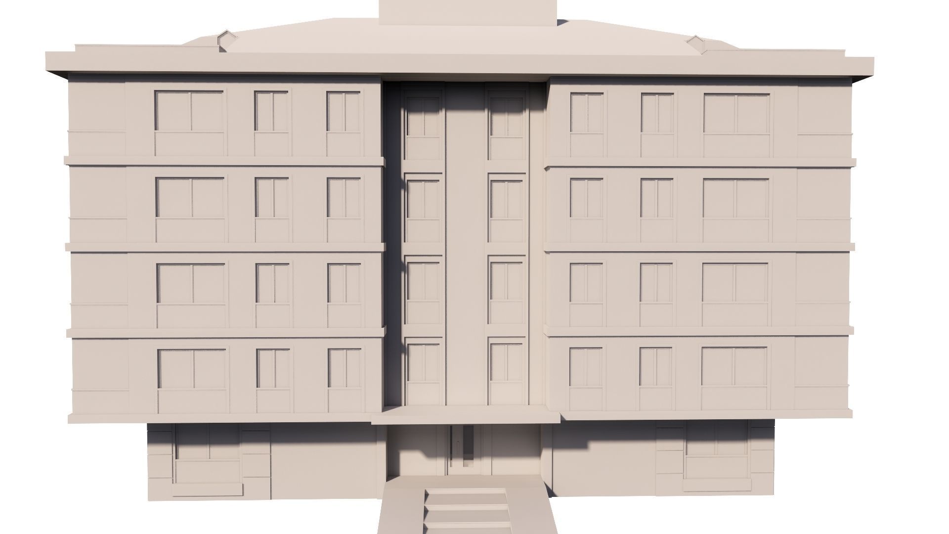 HOUSE 128 Low-poly 3D model_54