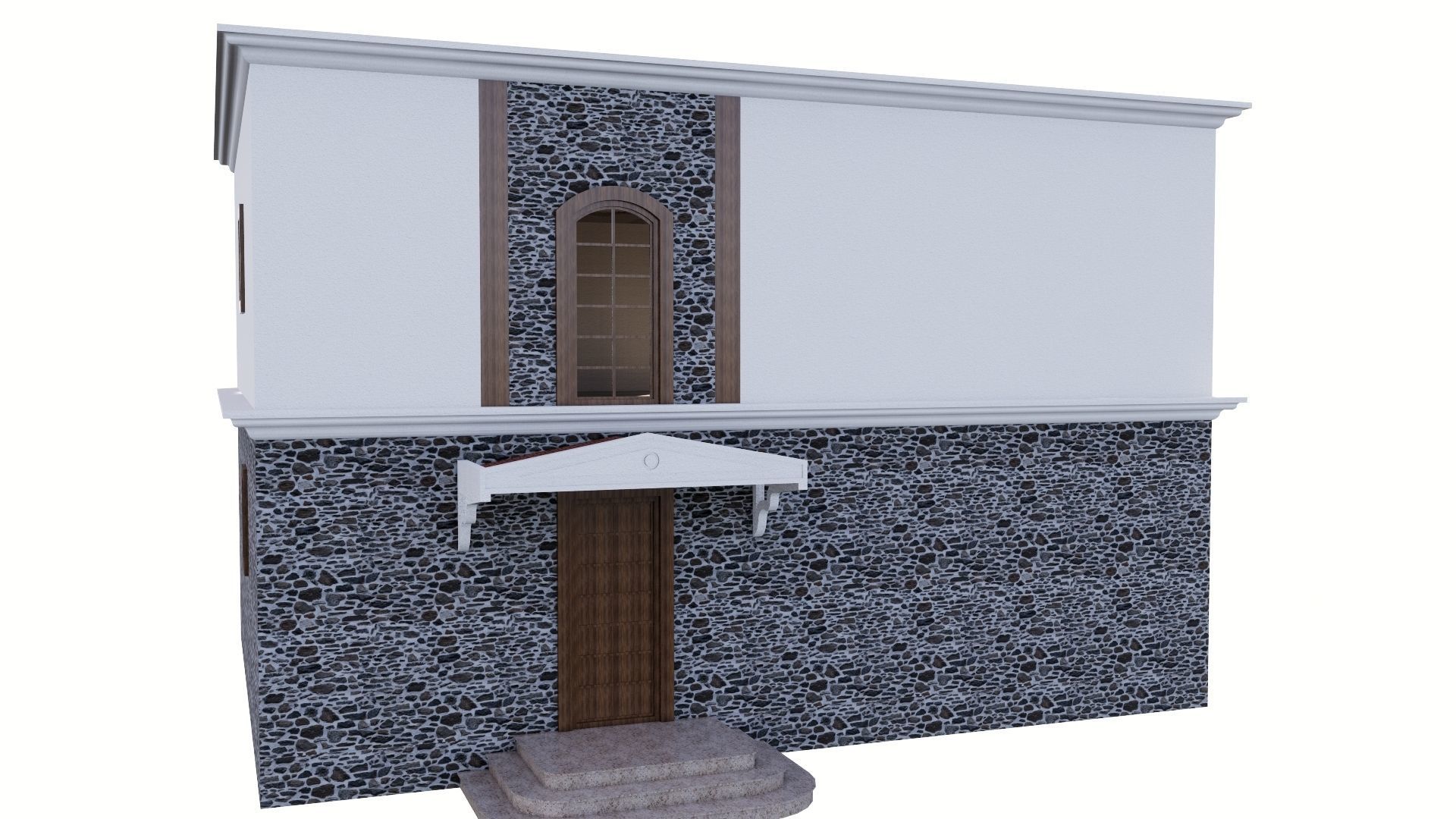 HOUSE 130 Low-poly 3D model_18