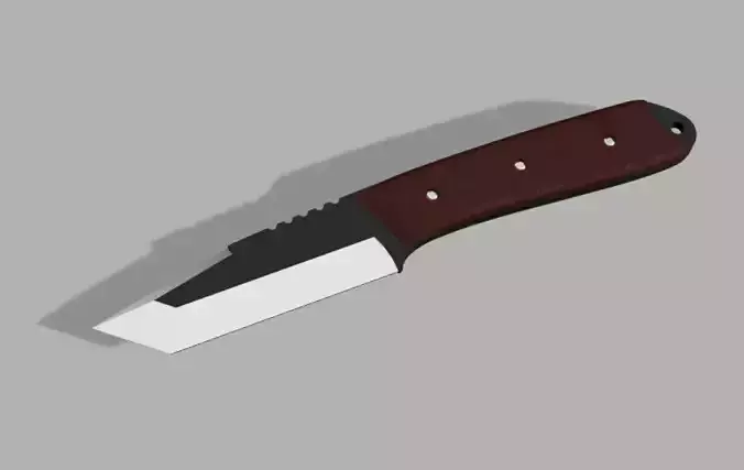 Hunt and survival knife model for knife makers