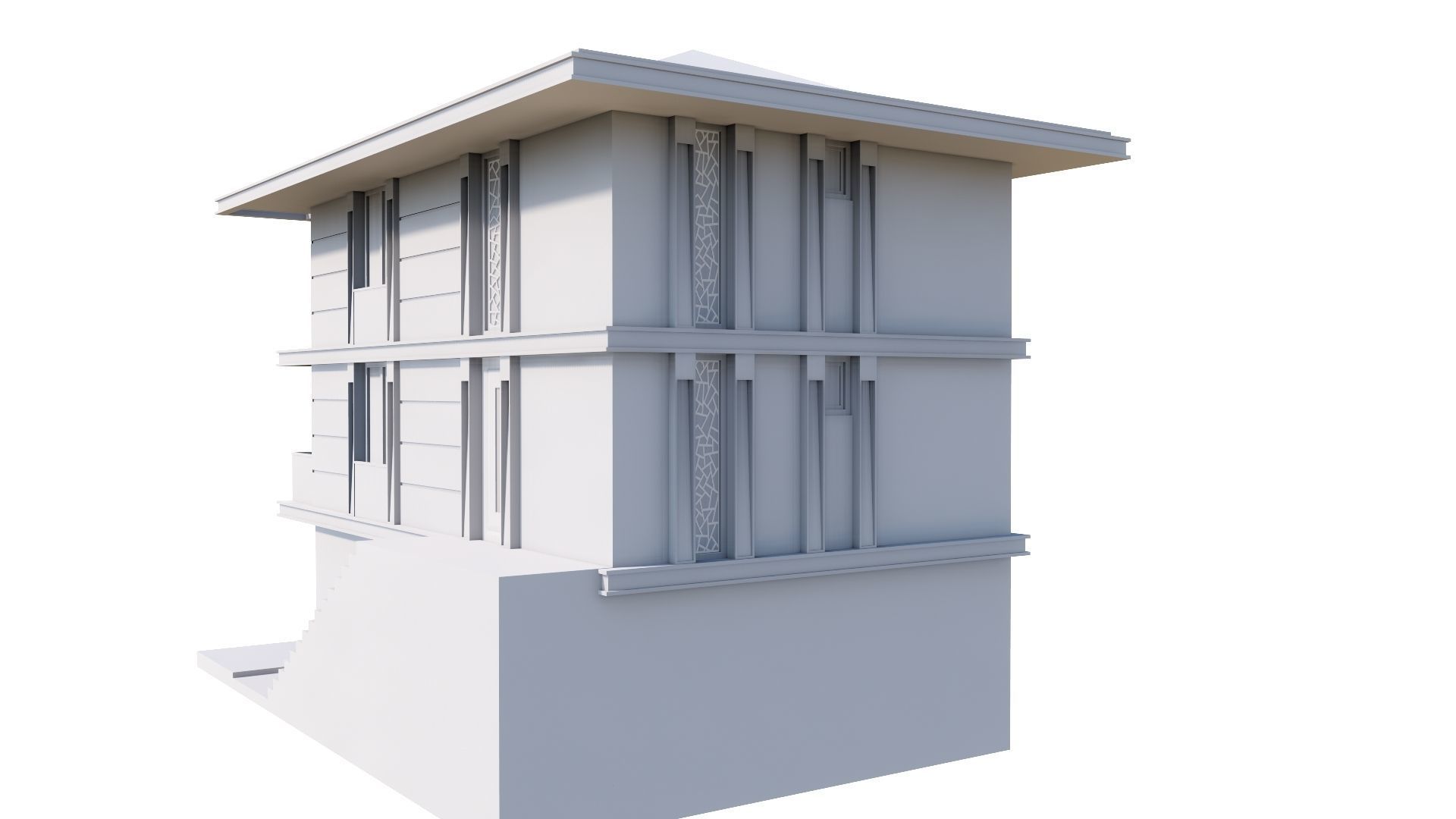 HOUSE 131 Low-poly 3D model_60
