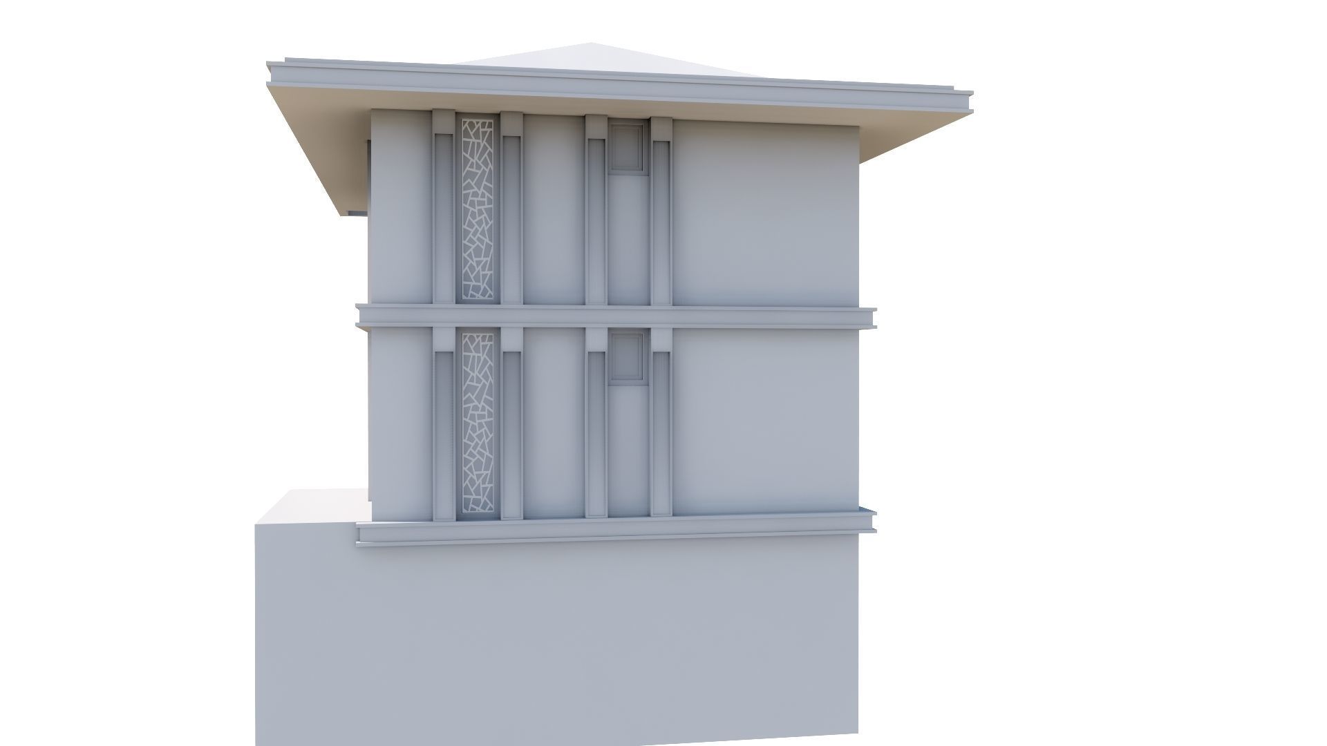 HOUSE 131 Low-poly 3D model_45