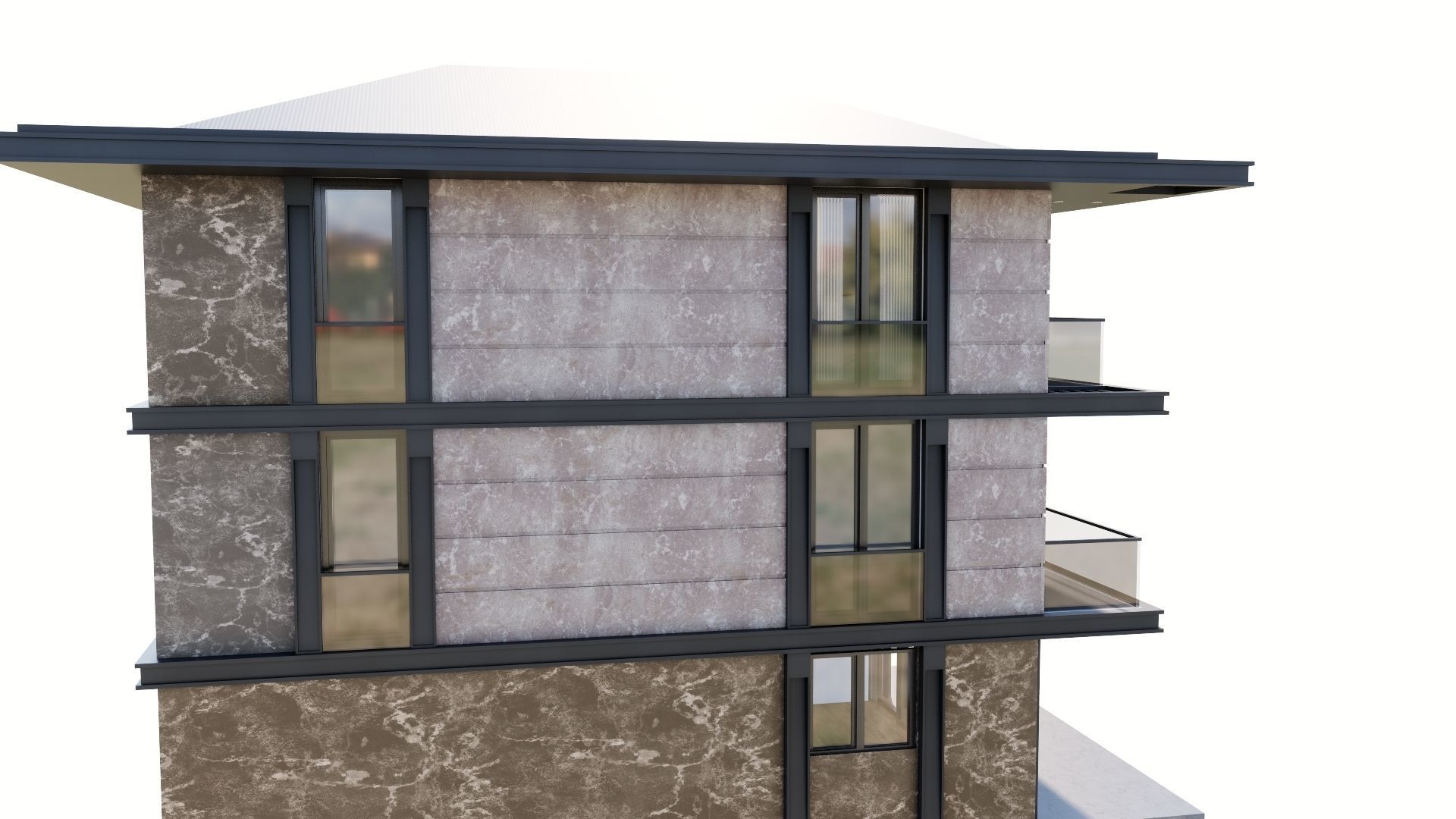 HOUSE 131 Low-poly 3D model_18