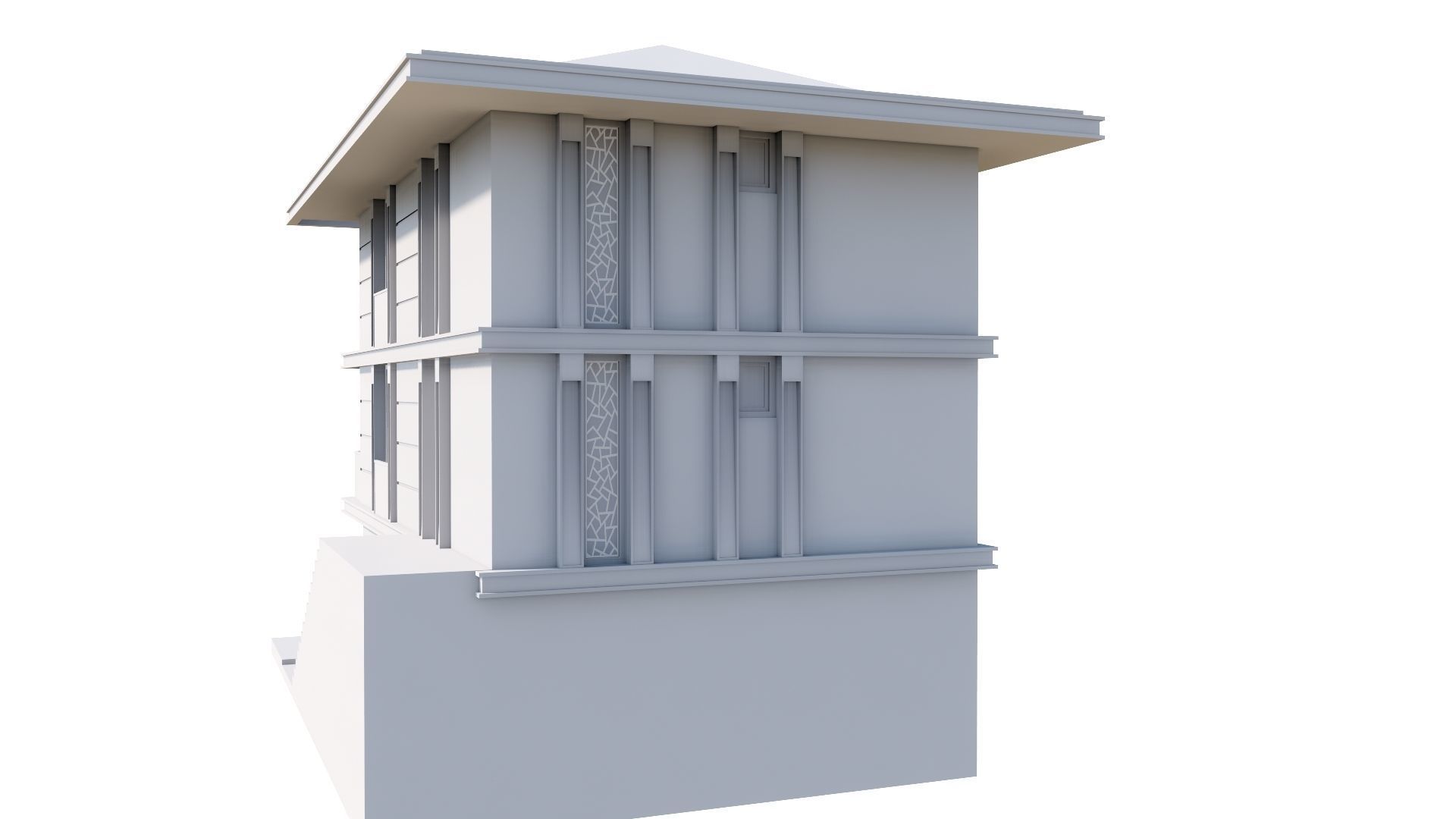 HOUSE 131 Low-poly 3D model_61