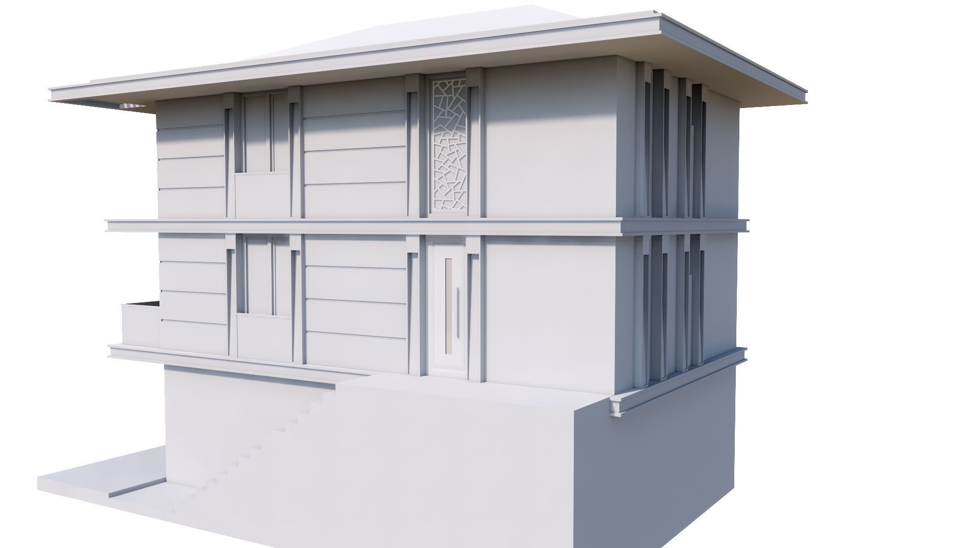 HOUSE 131 Low-poly 3D model_56