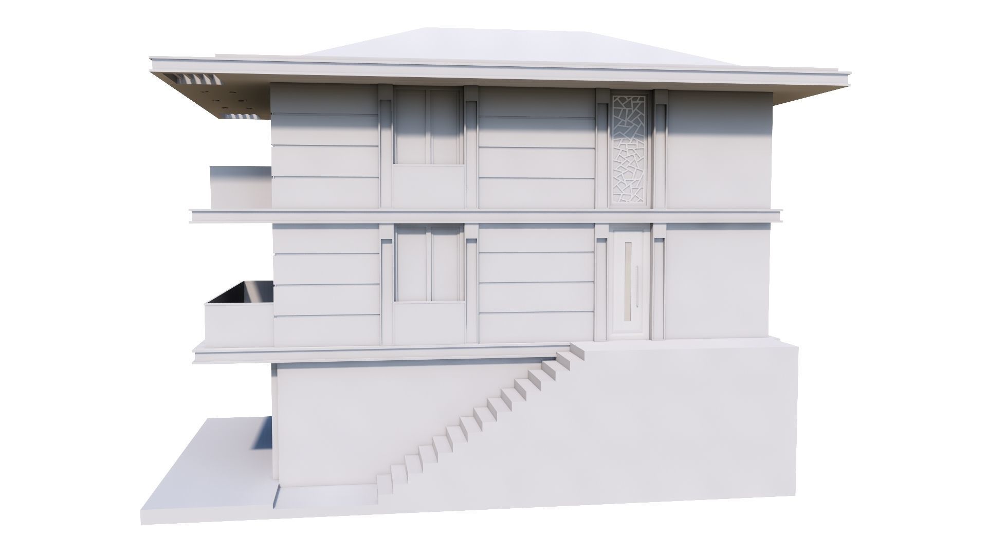 HOUSE 131 Low-poly 3D model_52
