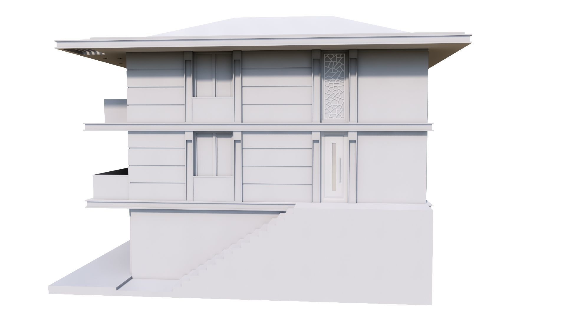 HOUSE 131 Low-poly 3D model_54