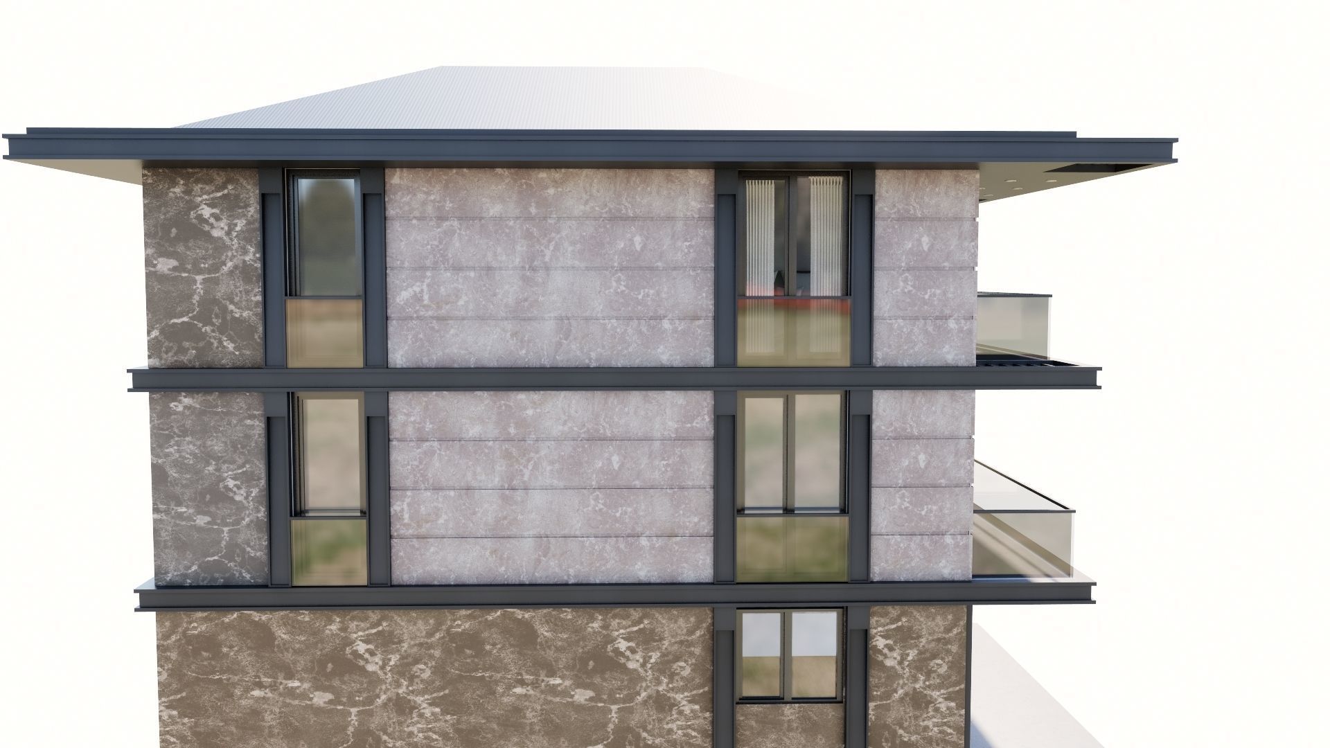 HOUSE 131 Low-poly 3D model_20