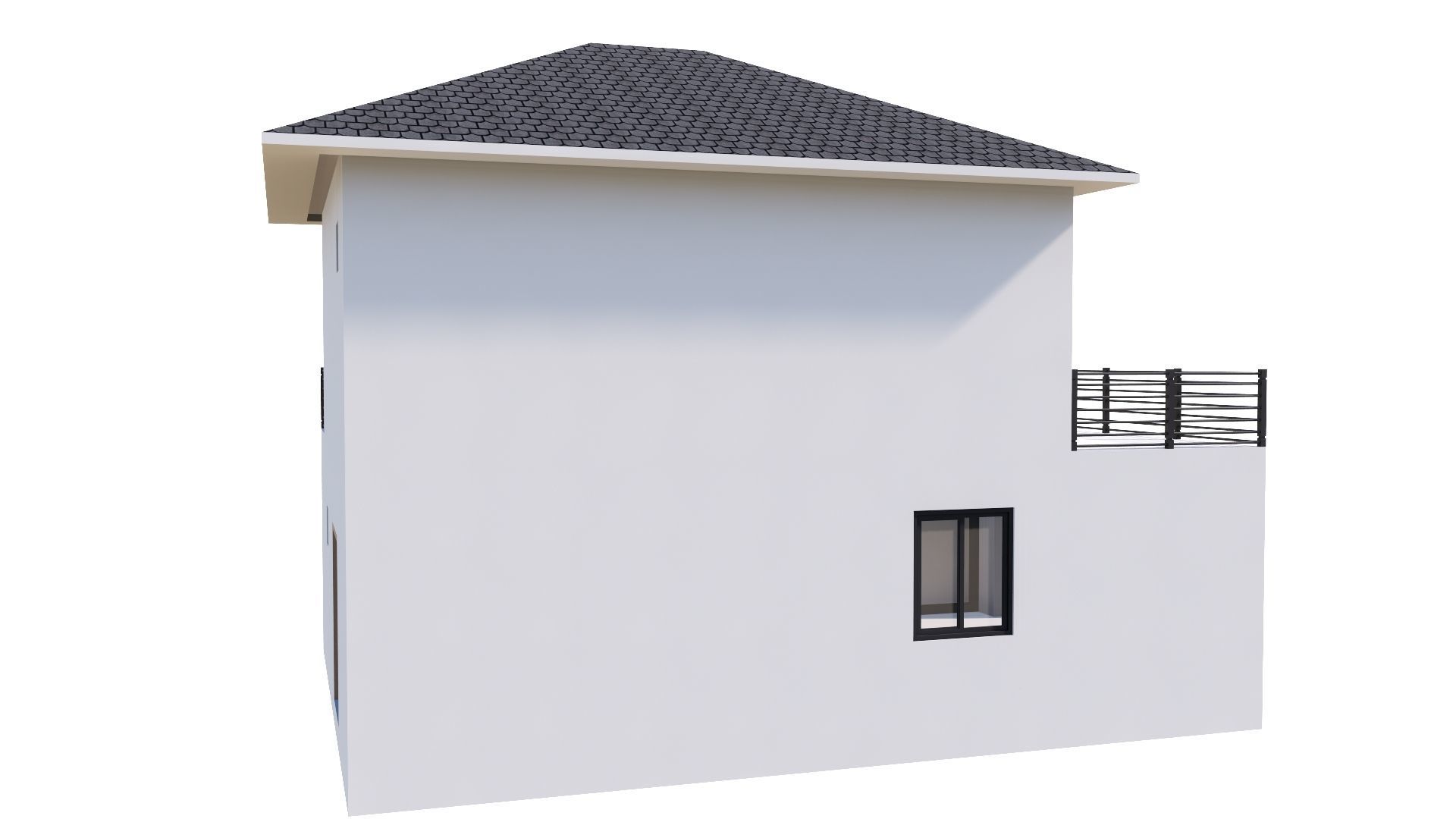 HOUSE 132 Low-poly 3D model_17