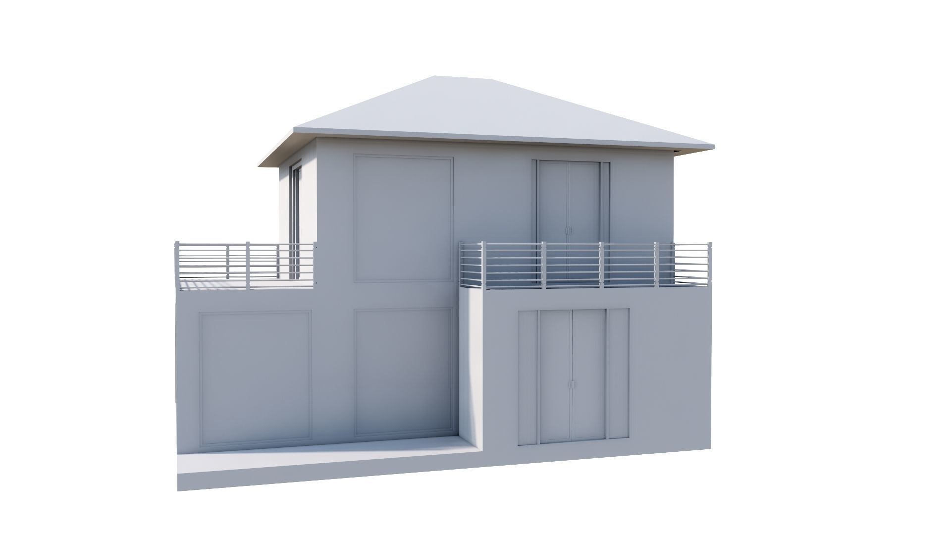 HOUSE 132 Low-poly 3D model_60