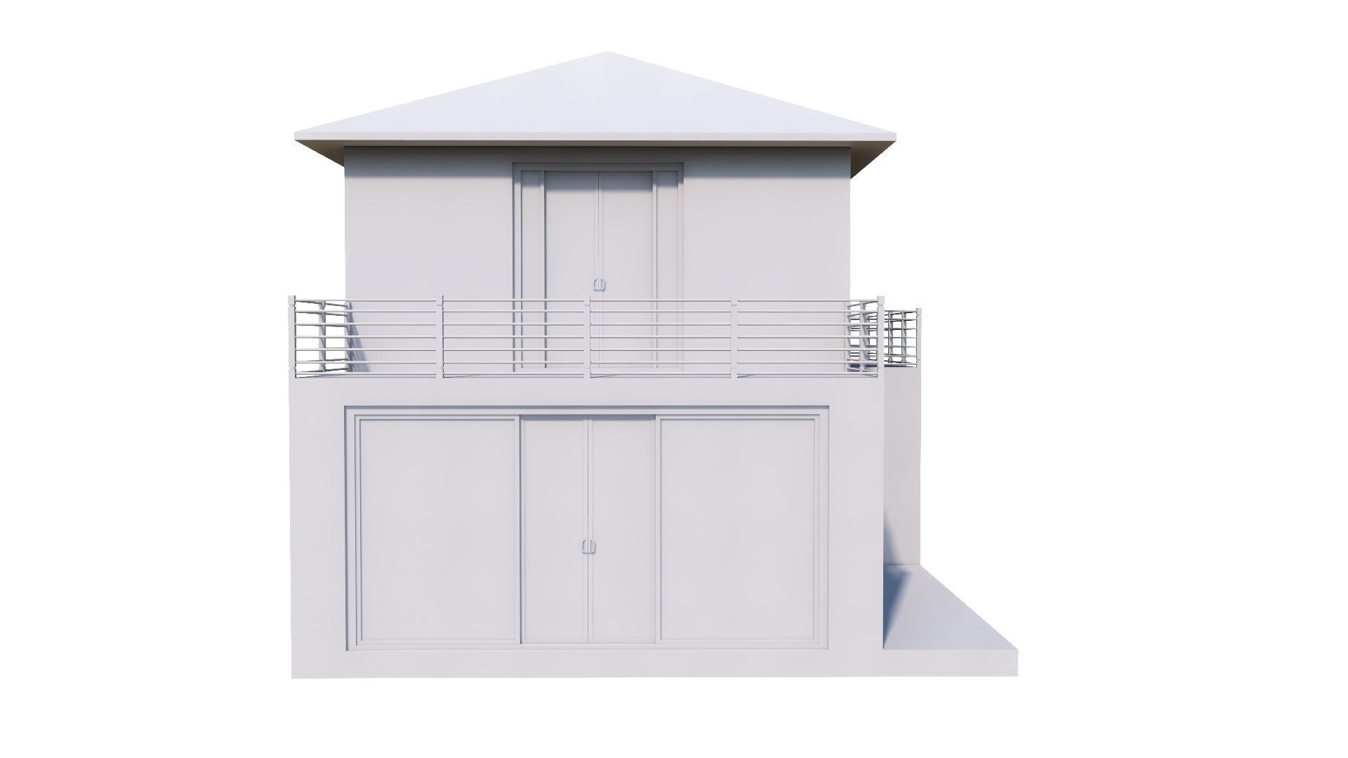 HOUSE 132 Low-poly 3D model_52