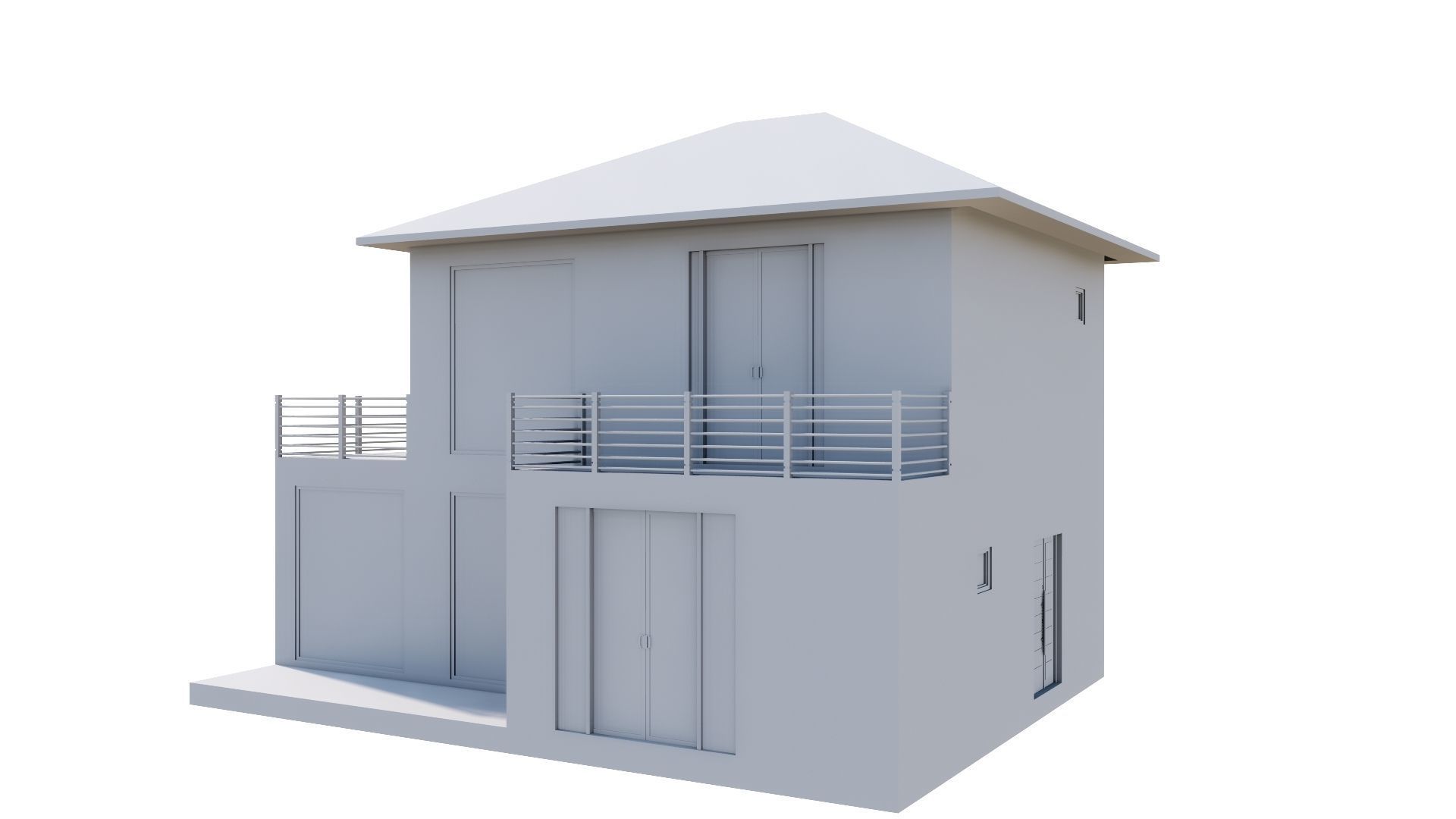 HOUSE 132 Low-poly 3D model_64