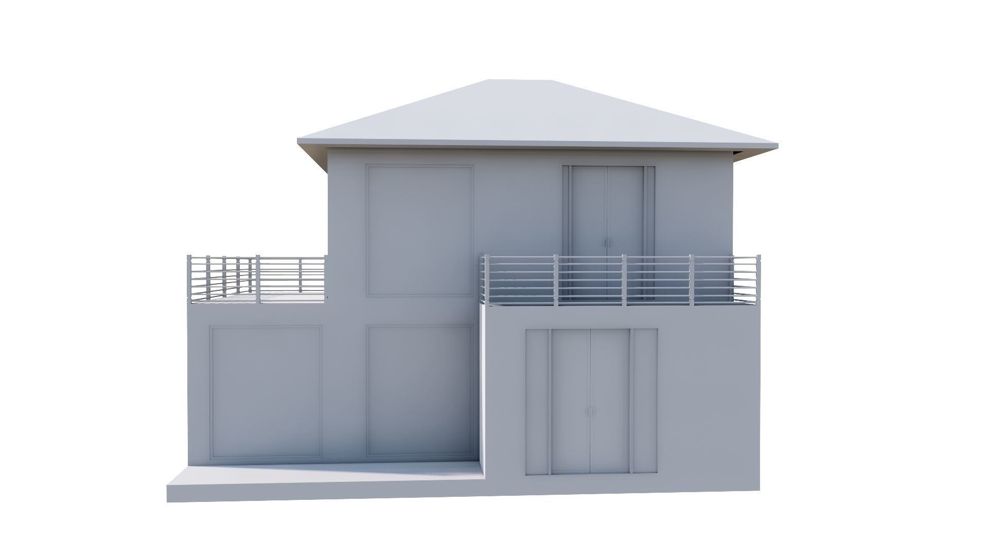 HOUSE 132 Low-poly 3D model_62
