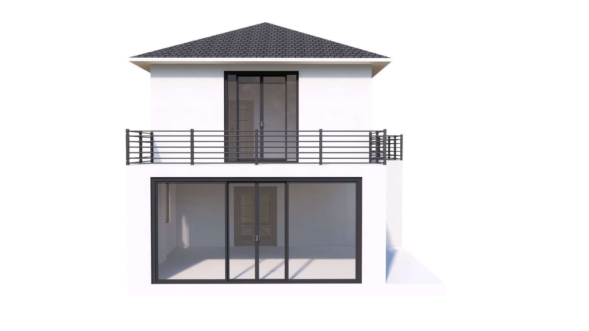 HOUSE 132 Low-poly 3D model_31