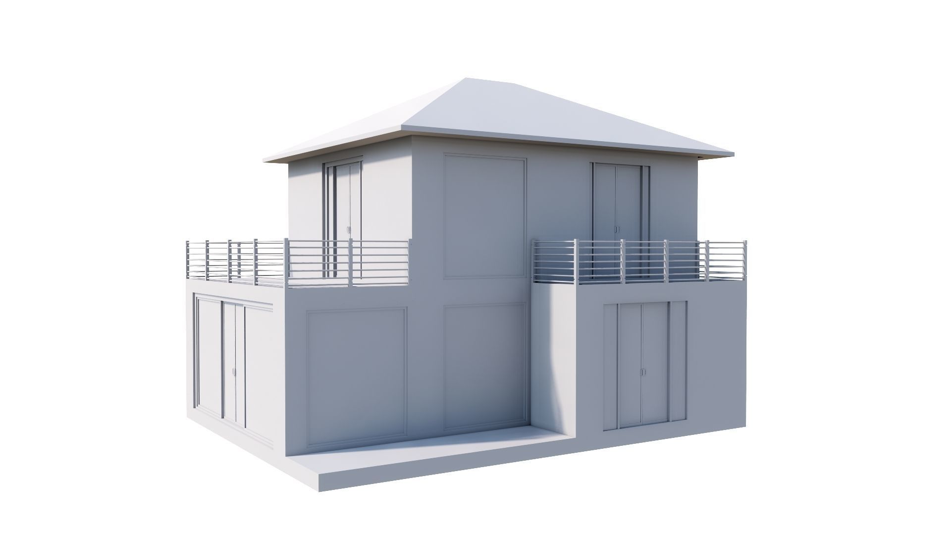 HOUSE 132 Low-poly 3D model_58