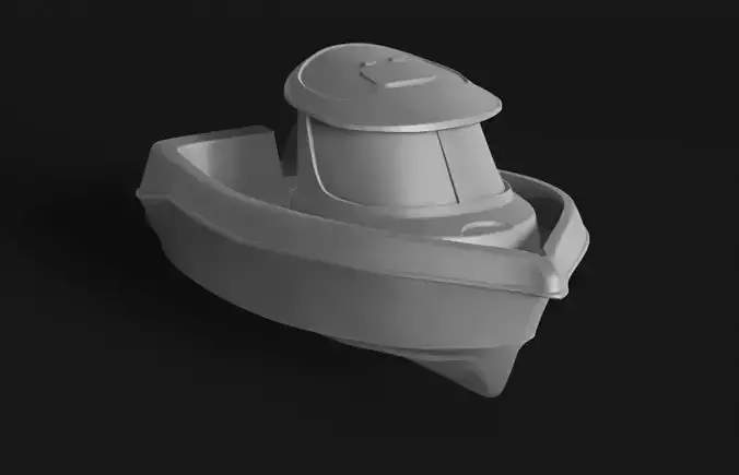 Arvor fishing boat 3D print model