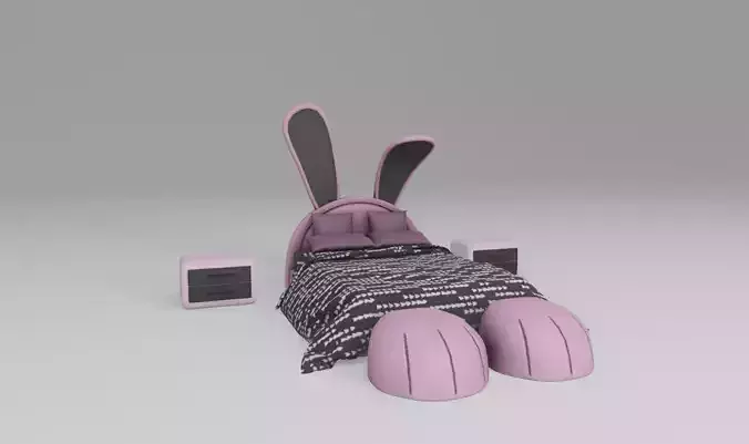 Rabbit Bed V002