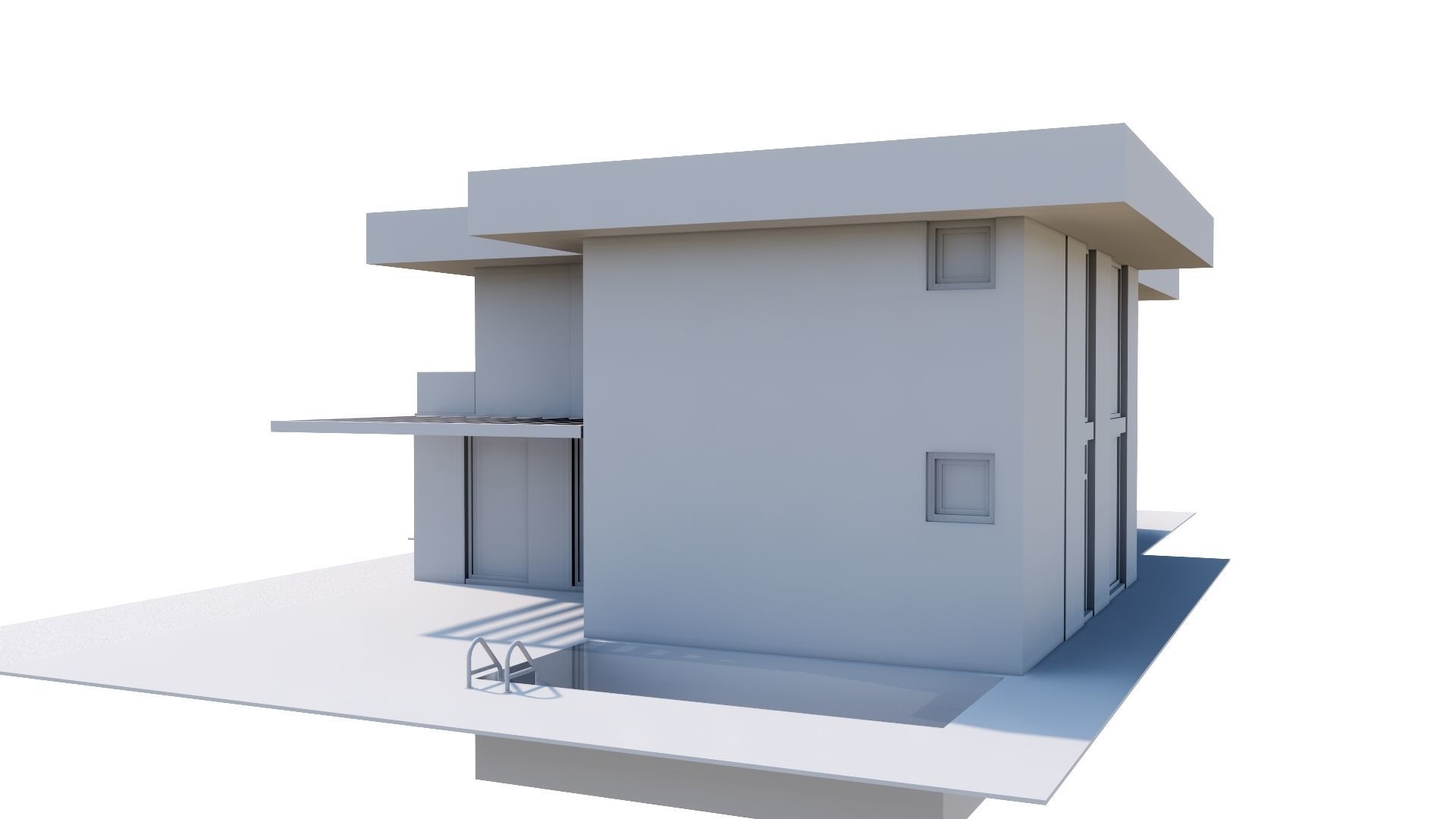 HOUSE 133 Low-poly 3D model_60