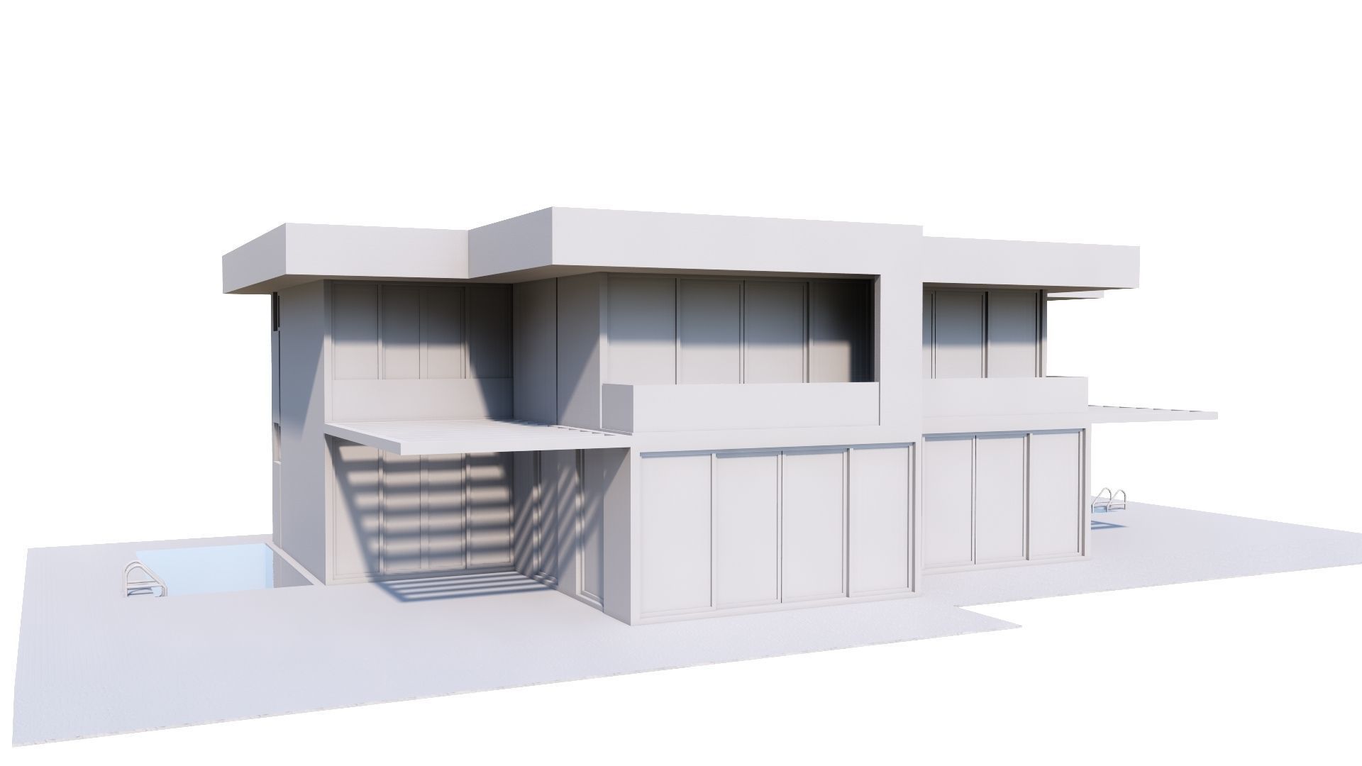 HOUSE 133 Low-poly 3D model_48