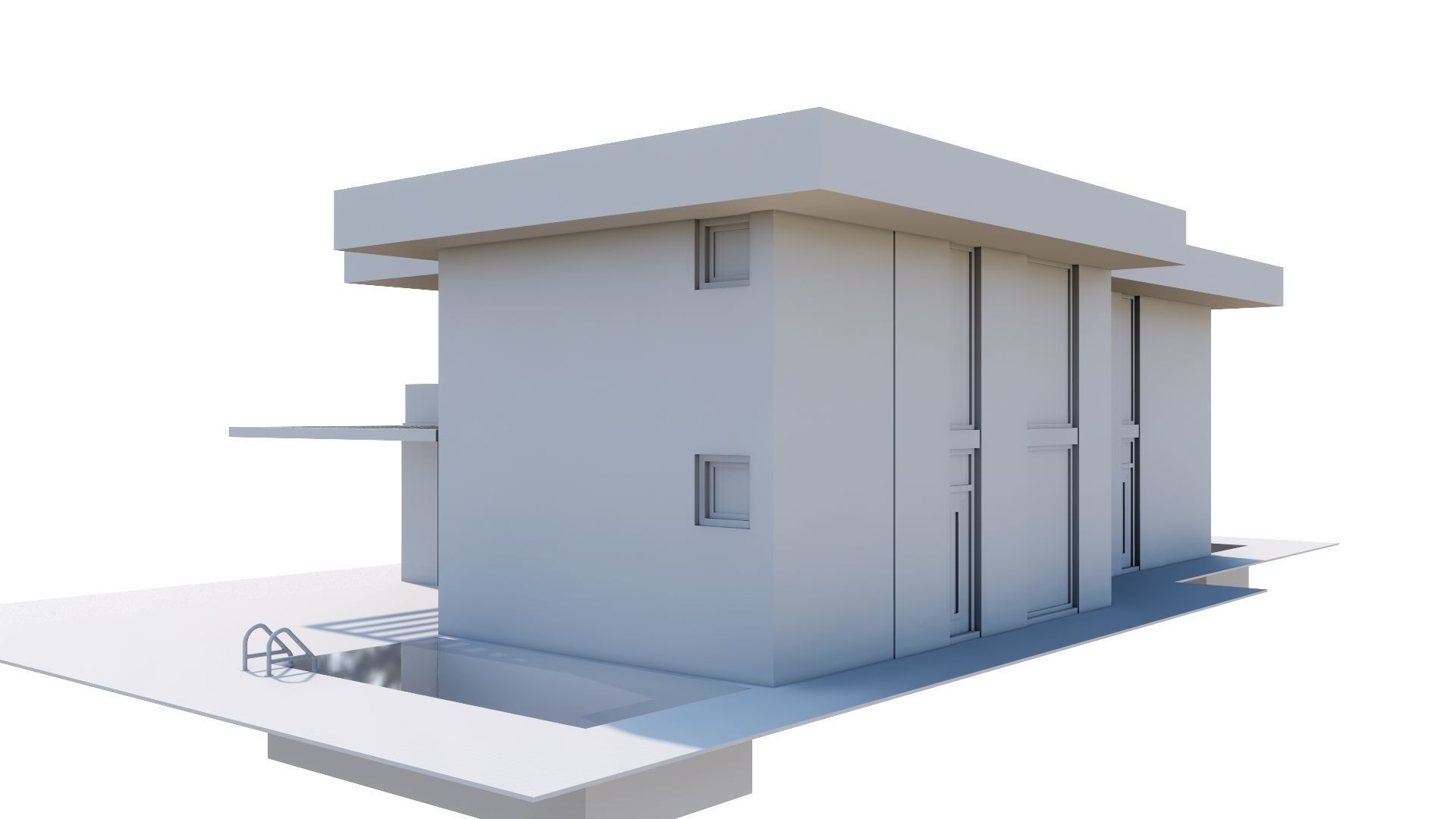 HOUSE 133 Low-poly 3D model_61