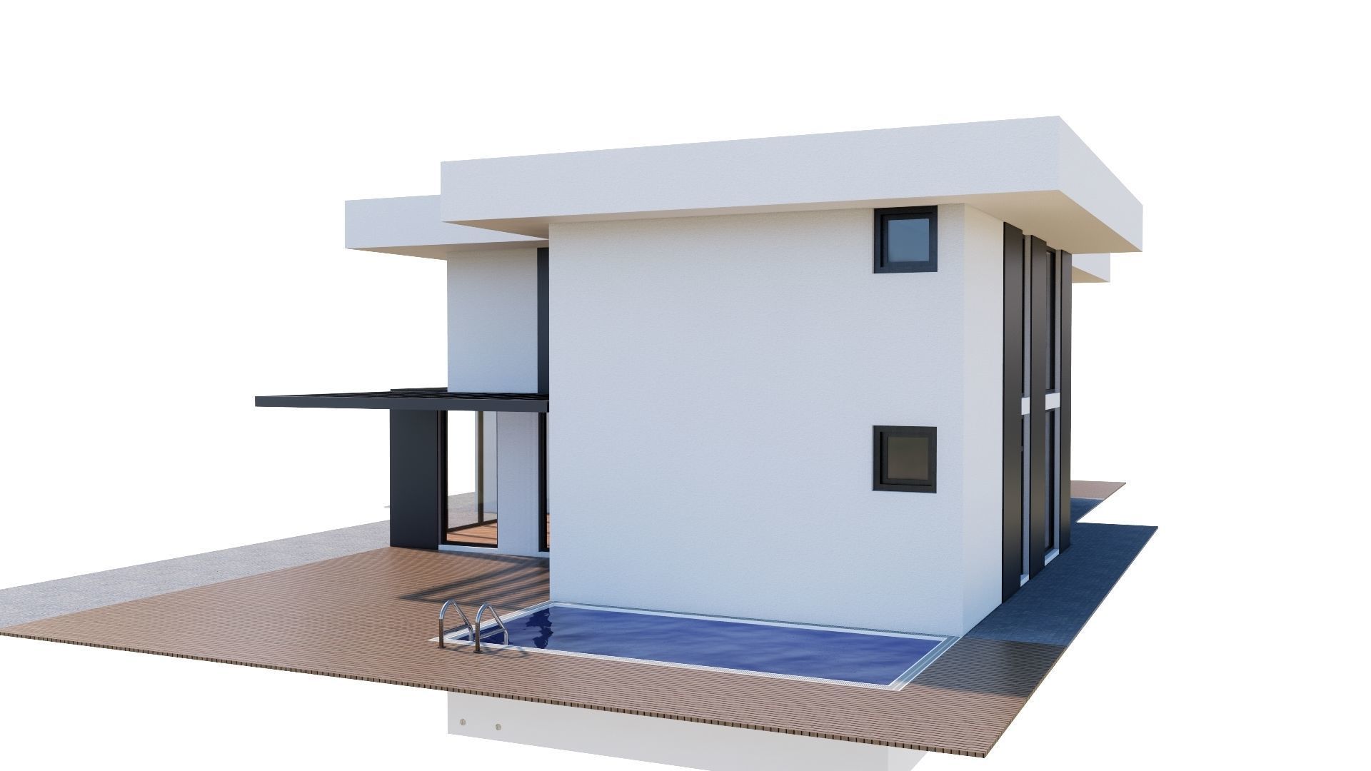 HOUSE 133 Low-poly 3D model_40