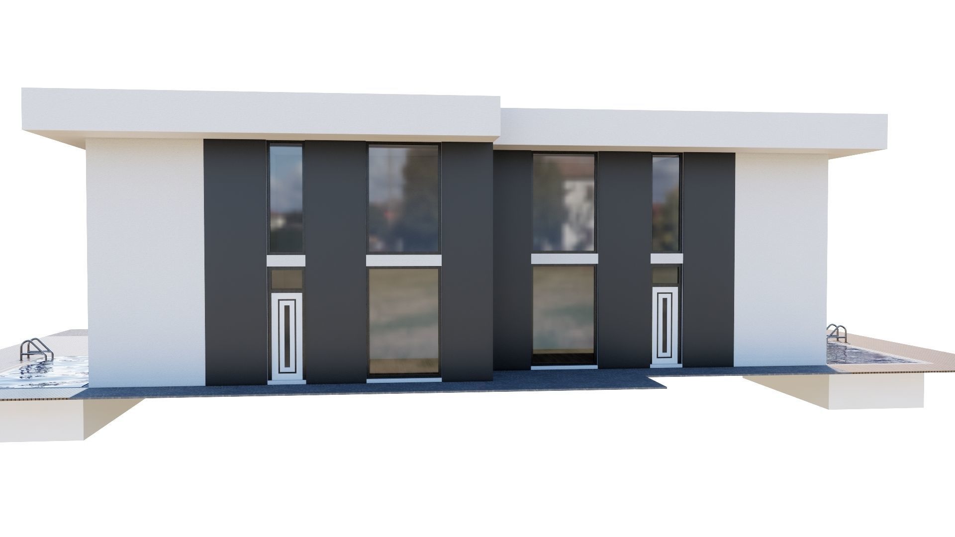 HOUSE 133 Low-poly 3D model_9