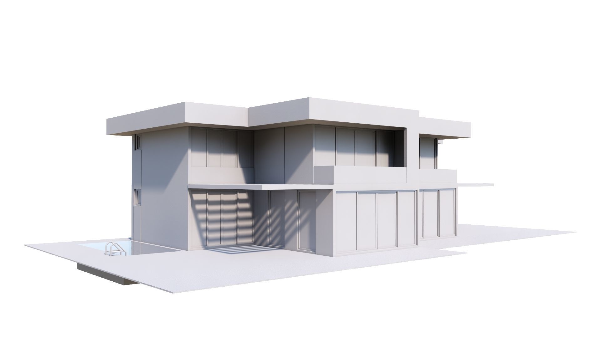 HOUSE 133 Low-poly 3D model_43