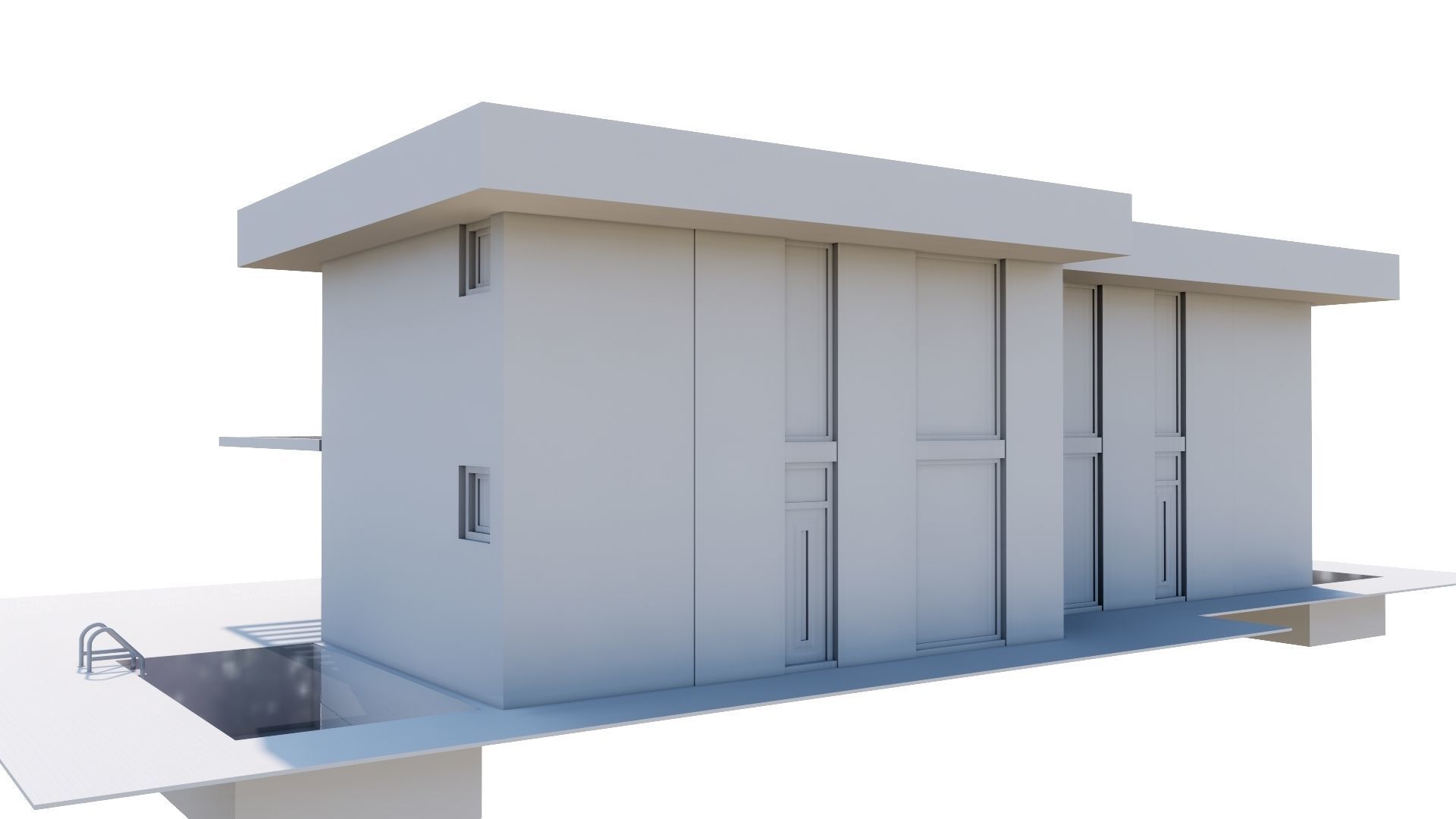 HOUSE 133 Low-poly 3D model_45