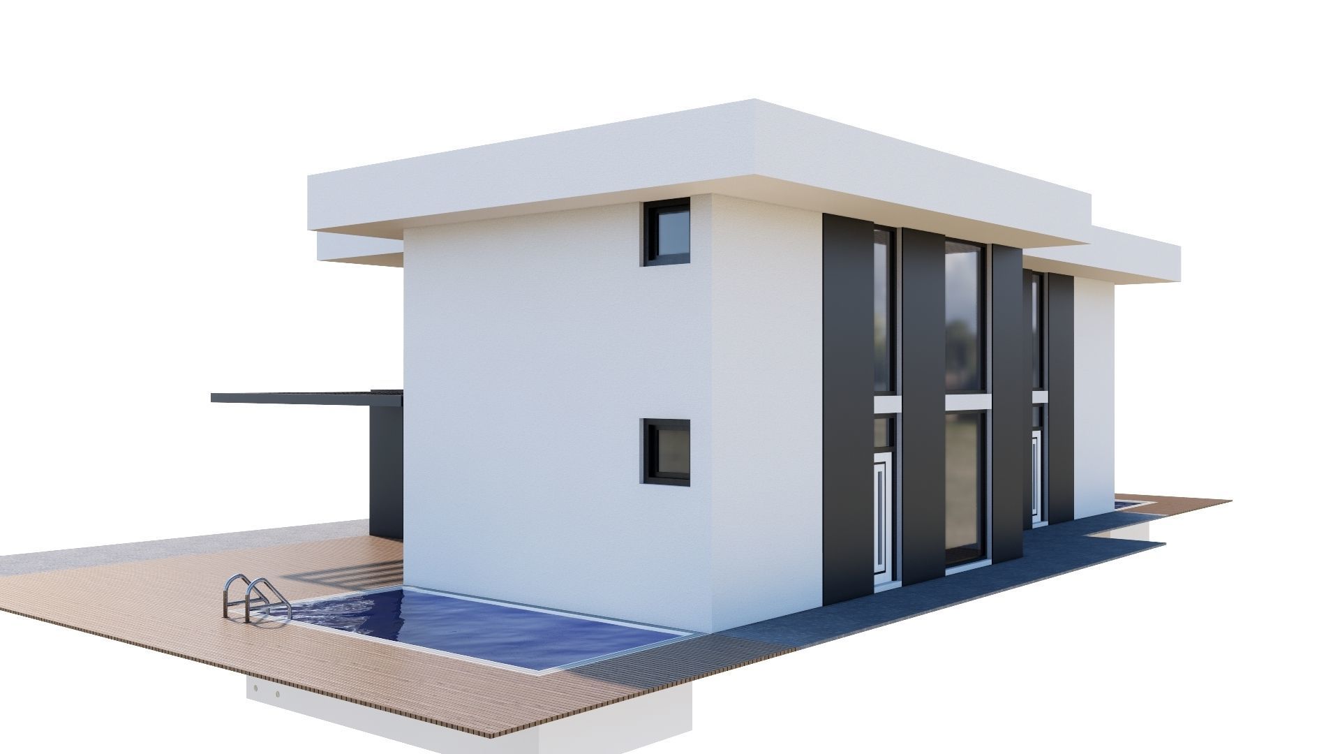 HOUSE 133 Low-poly 3D model_42