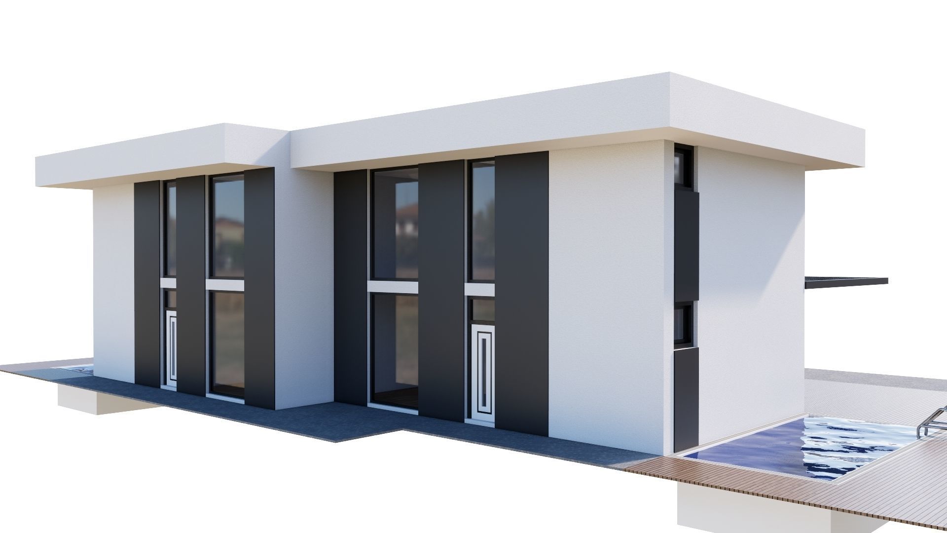 HOUSE 133 Low-poly 3D model_15