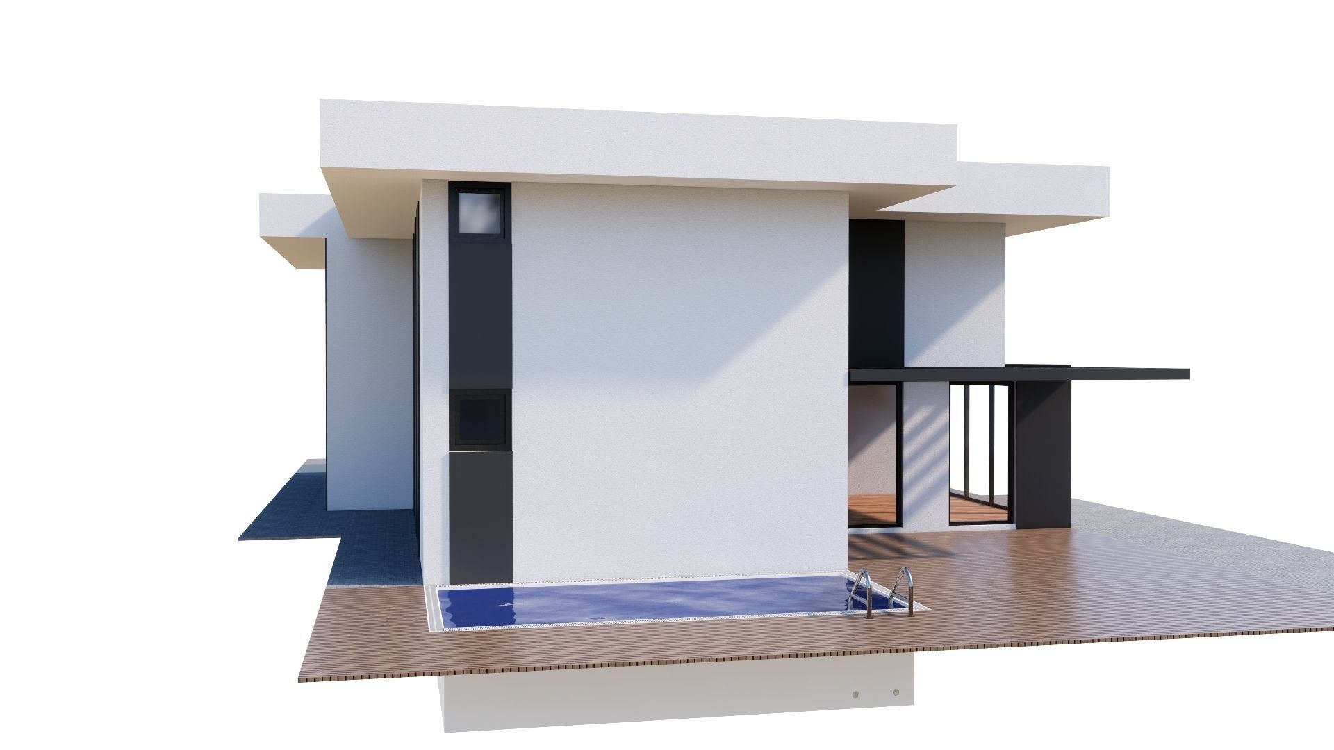 HOUSE 133 Low-poly 3D model_19