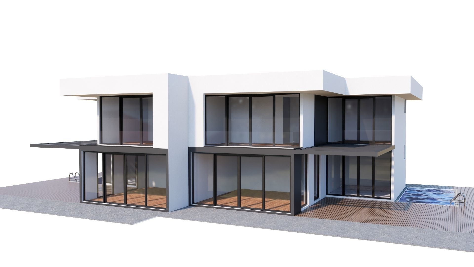 HOUSE 133 Low-poly 3D model_32