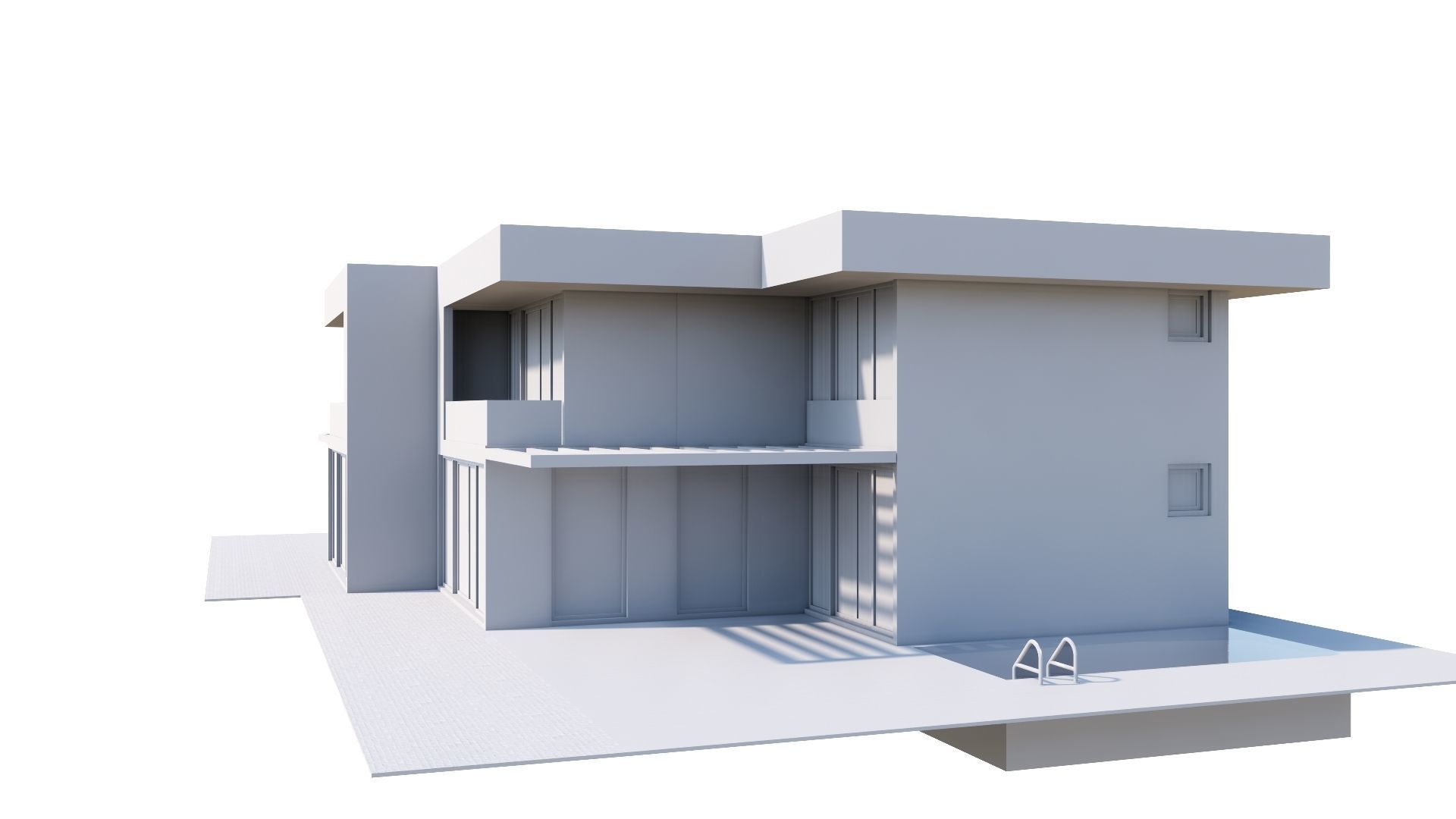 HOUSE 133 Low-poly 3D model_55