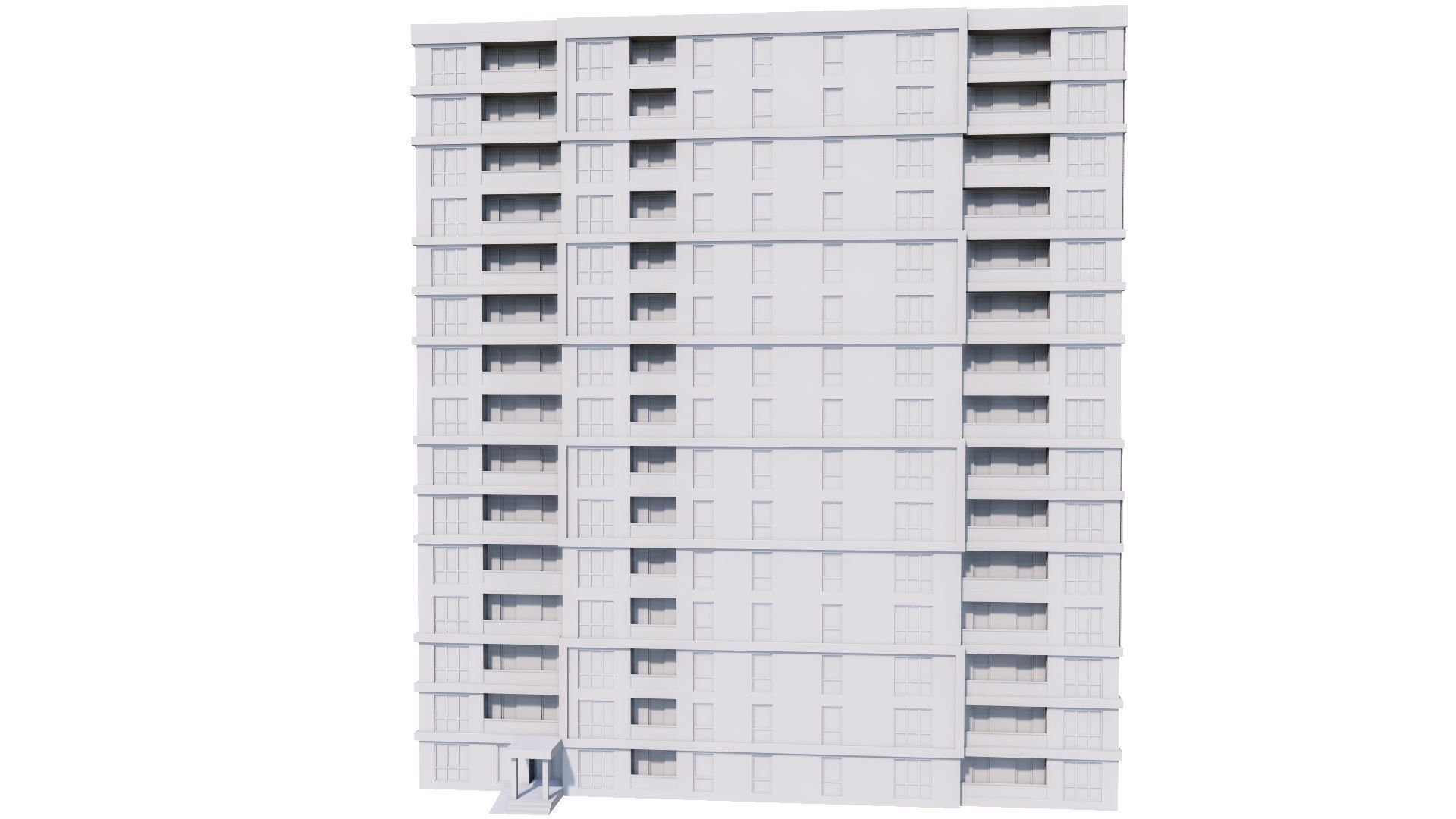 HOUSE 134 Low-poly 3D model_53