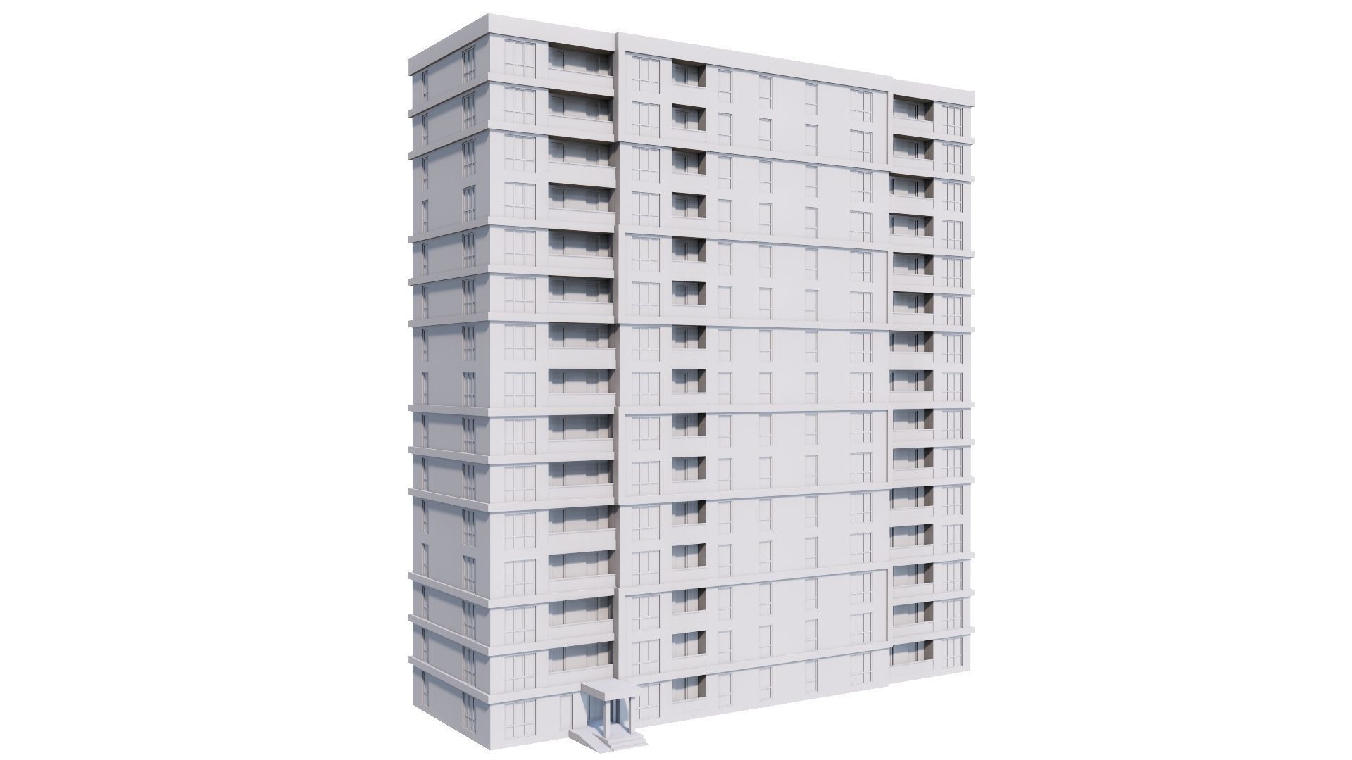 HOUSE 134 Low-poly 3D model_48