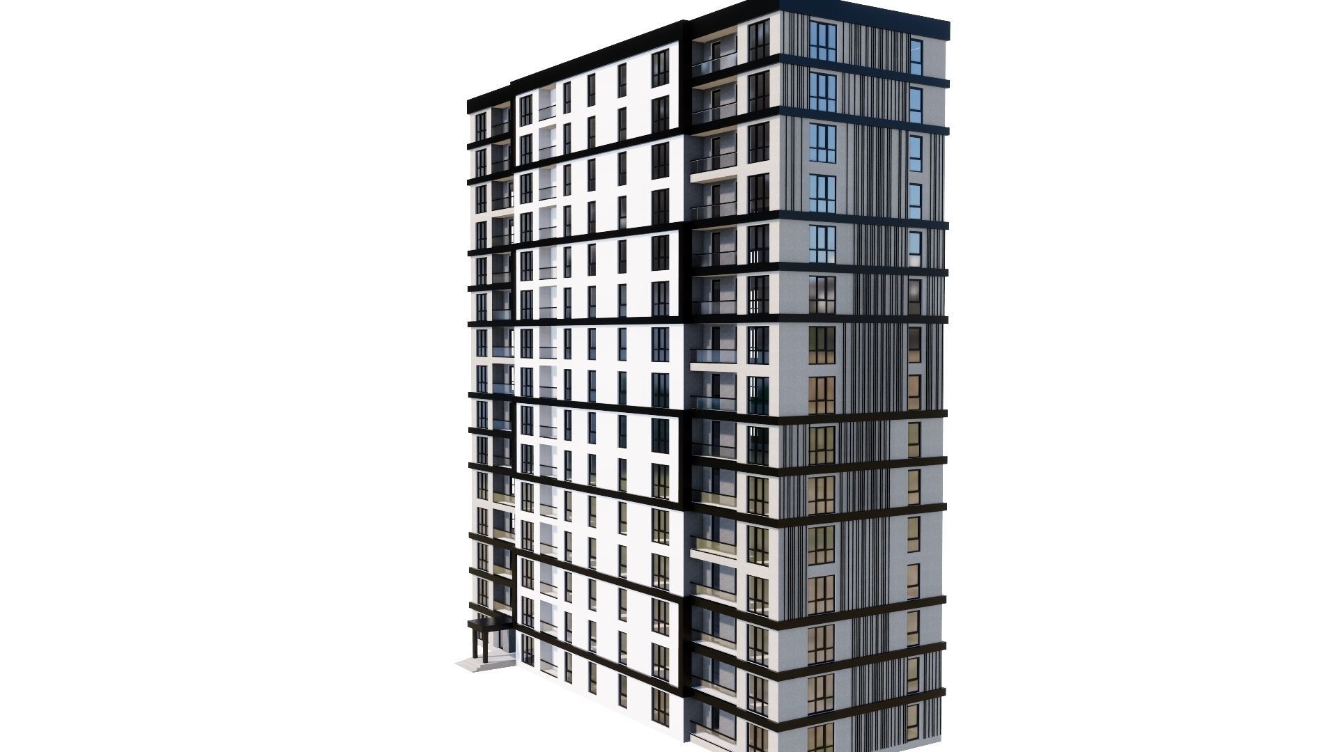 HOUSE 134 Low-poly 3D model_41