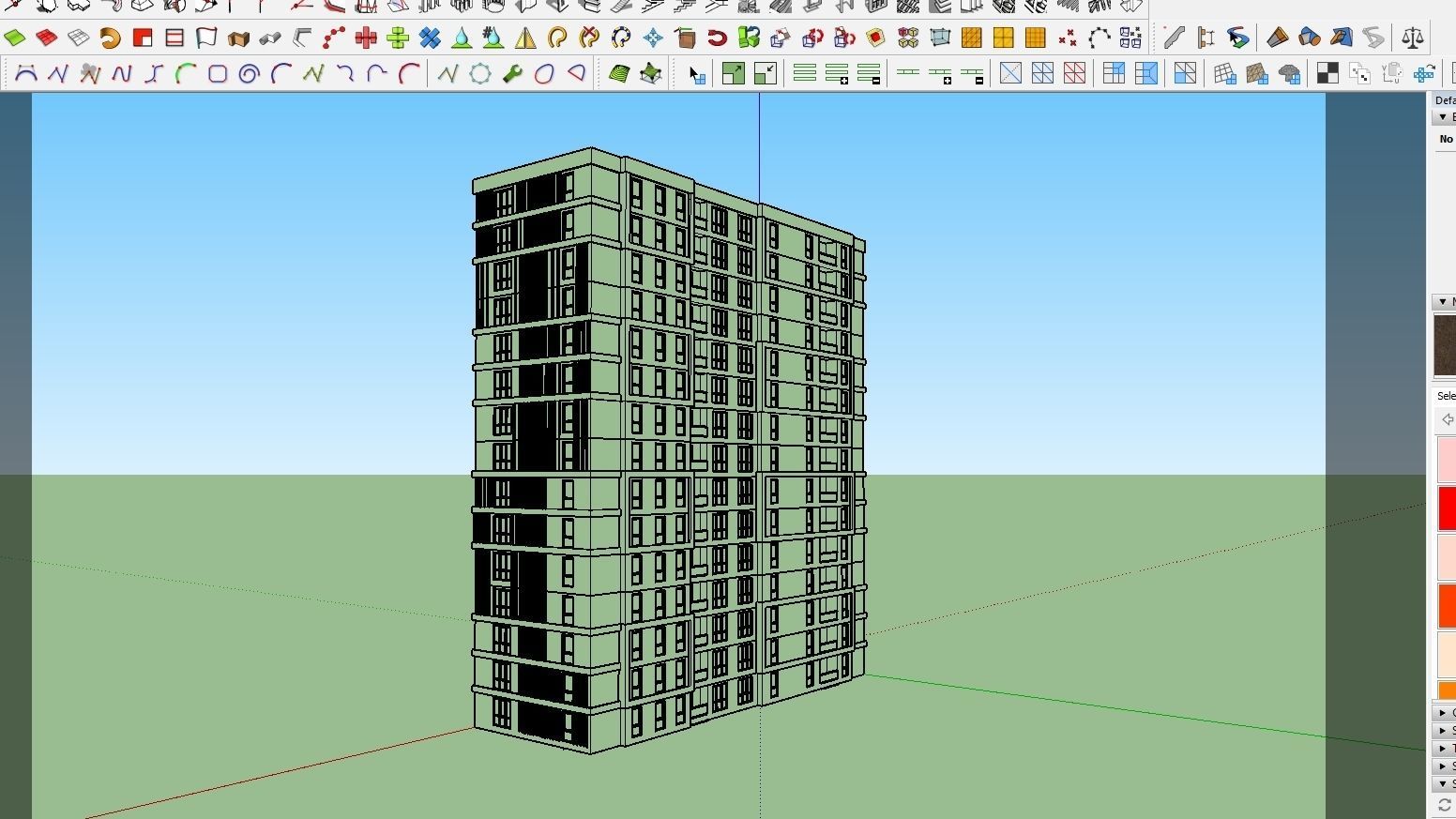 HOUSE 134 Low-poly 3D model_5