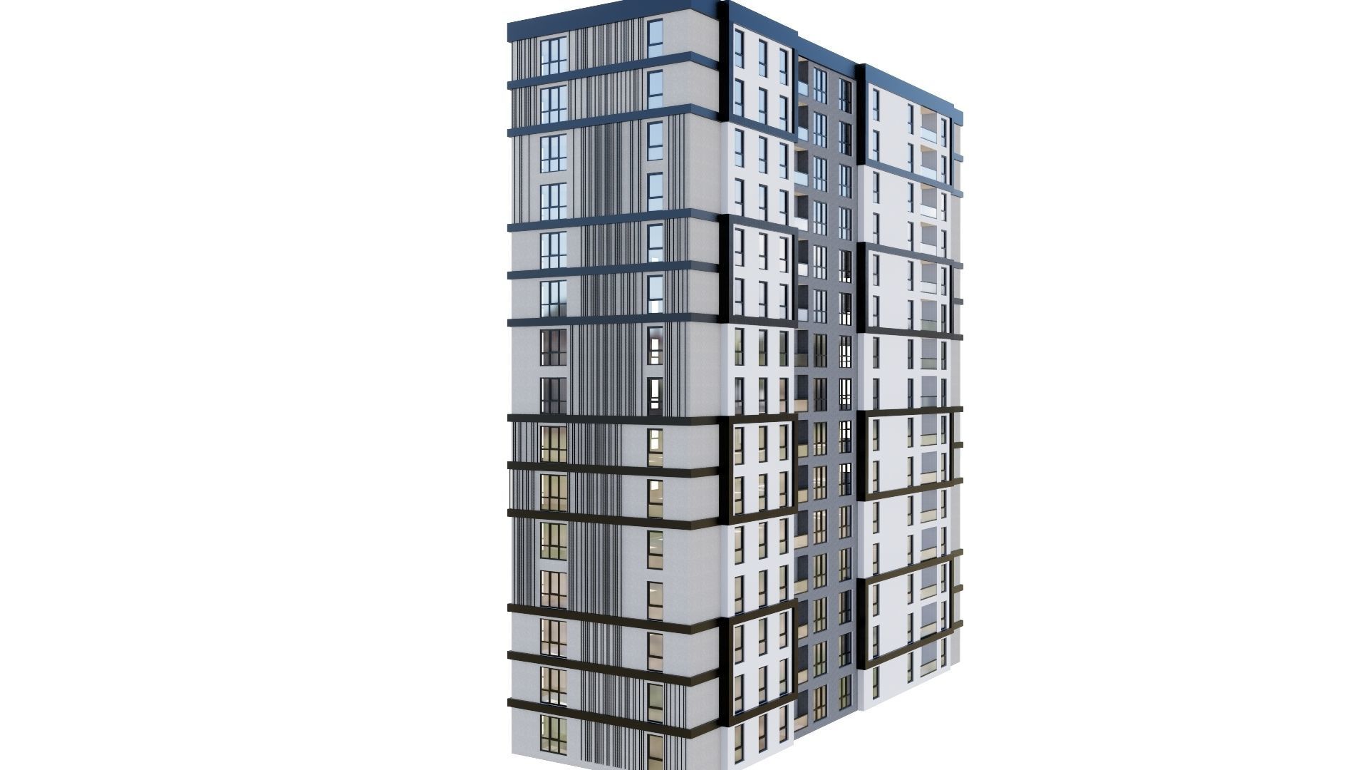 HOUSE 134 Low-poly 3D model_11