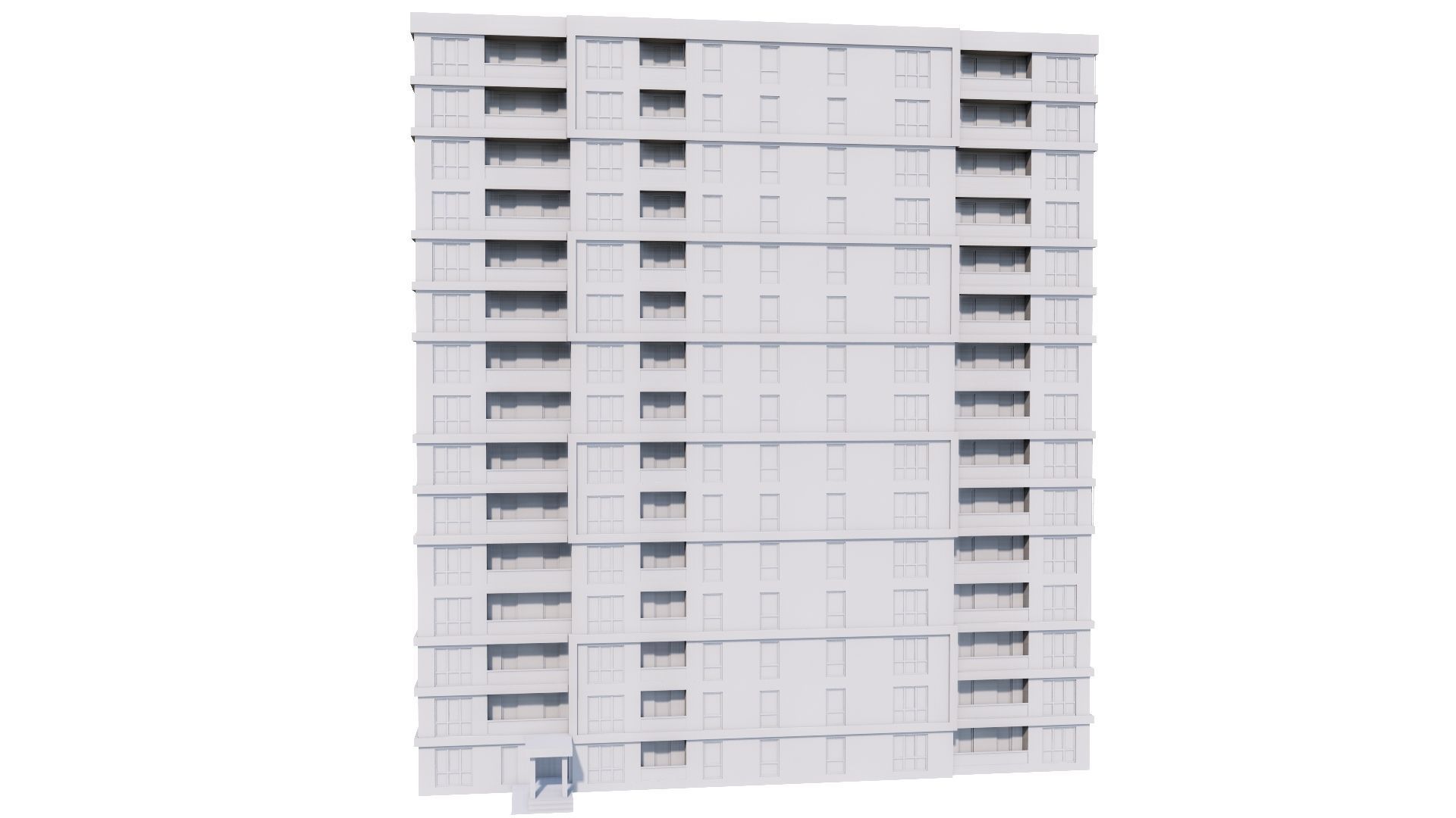 HOUSE 134 Low-poly 3D model_51