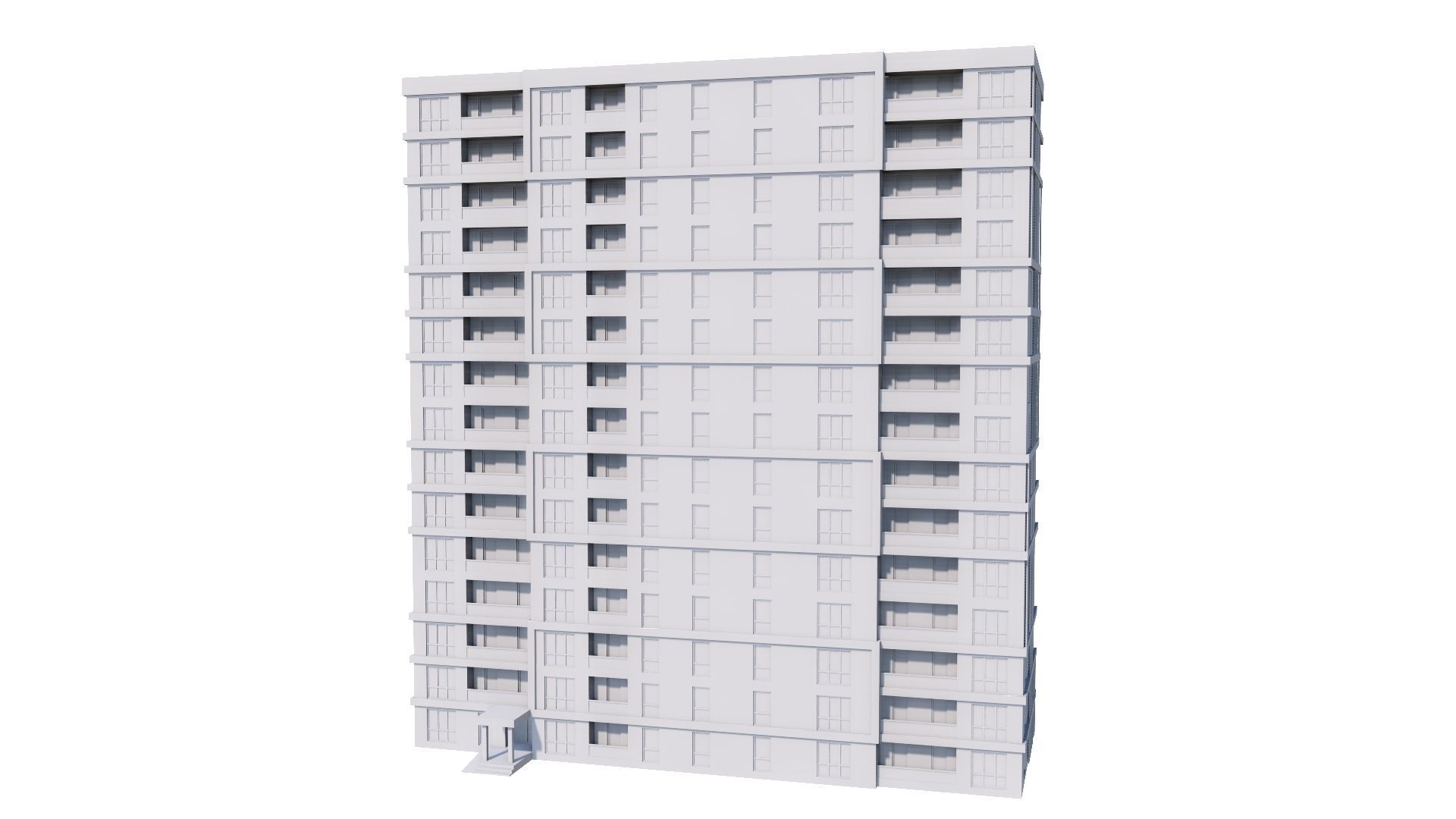 HOUSE 134 Low-poly 3D model_56